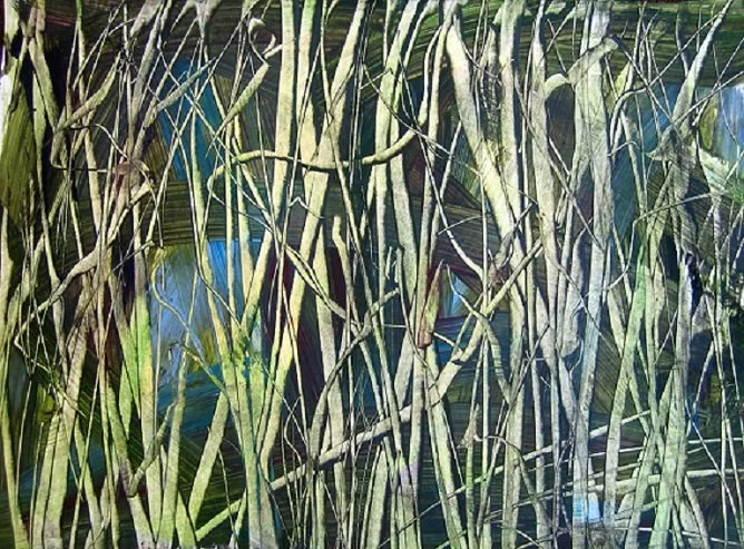 Vergankelijkheid - (50x65 ingelijst 70x90cm) olieverf op papier