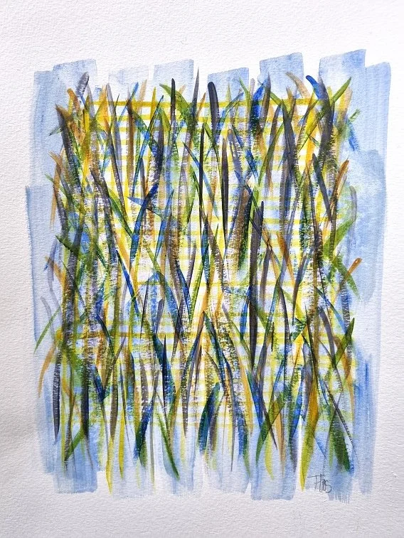 025 Grondwerk - (36x27cm) aquarelverf op aquarelpapier