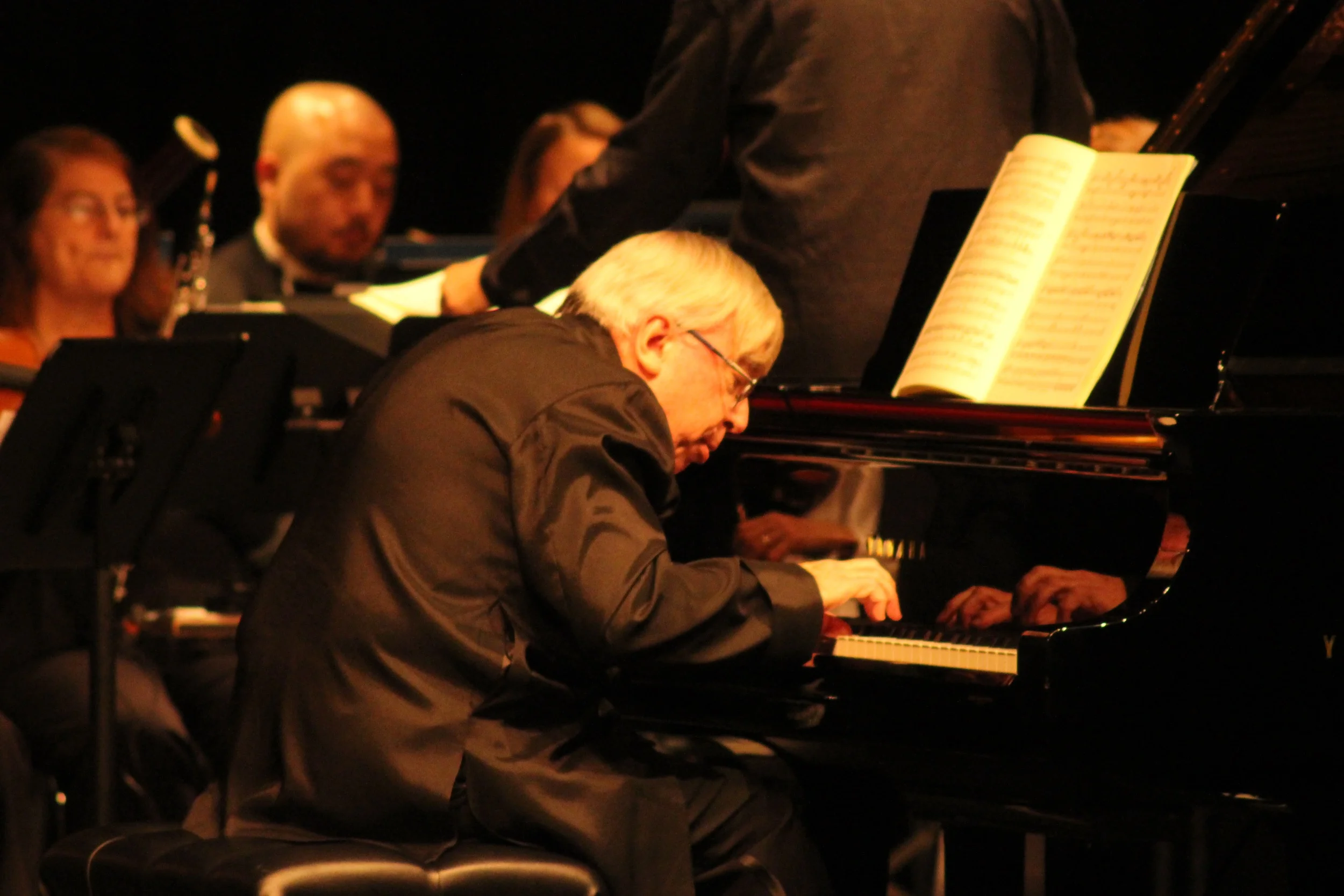 Thomas Stumpf performs Mozart's Concerto No. 17 during the opening concert of the WSO concert season.