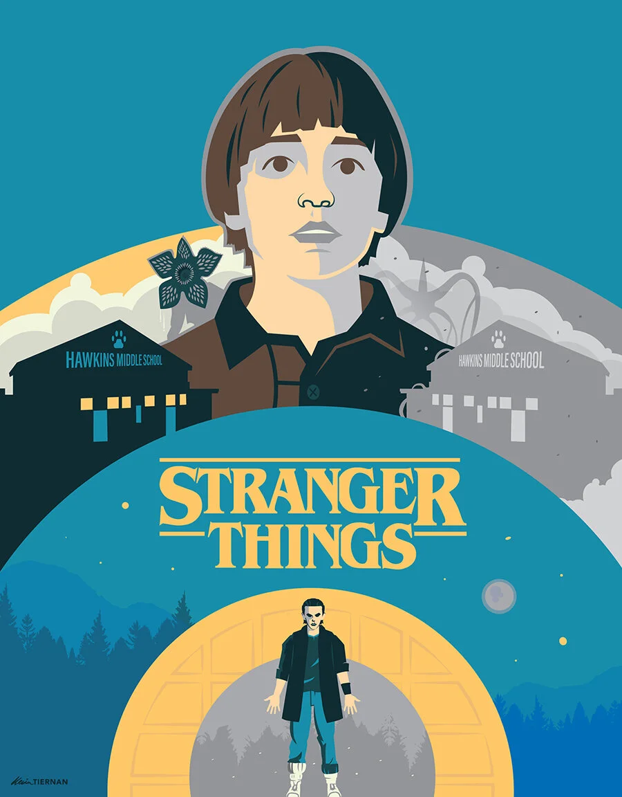 Officially Licensed Stranger Things Netflix Kevin Tiernan Design Officially Licensed Stranger Things Netflix Kevin Tiernan Design