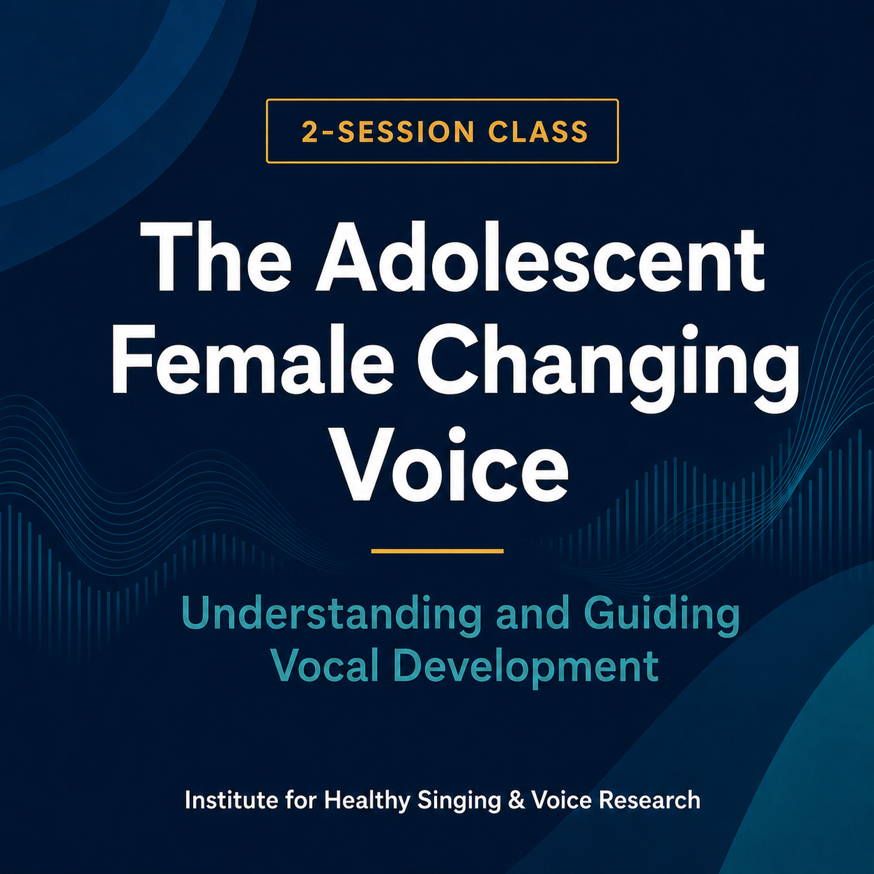 The Adolescent Female Changing Voice (PART 1)