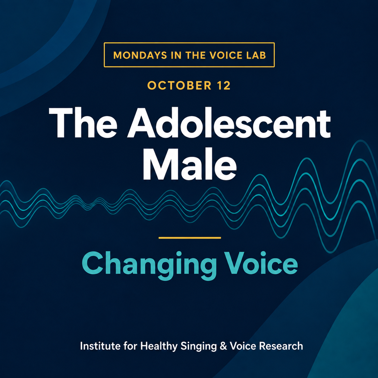 The Adolescent Male Changing Voice