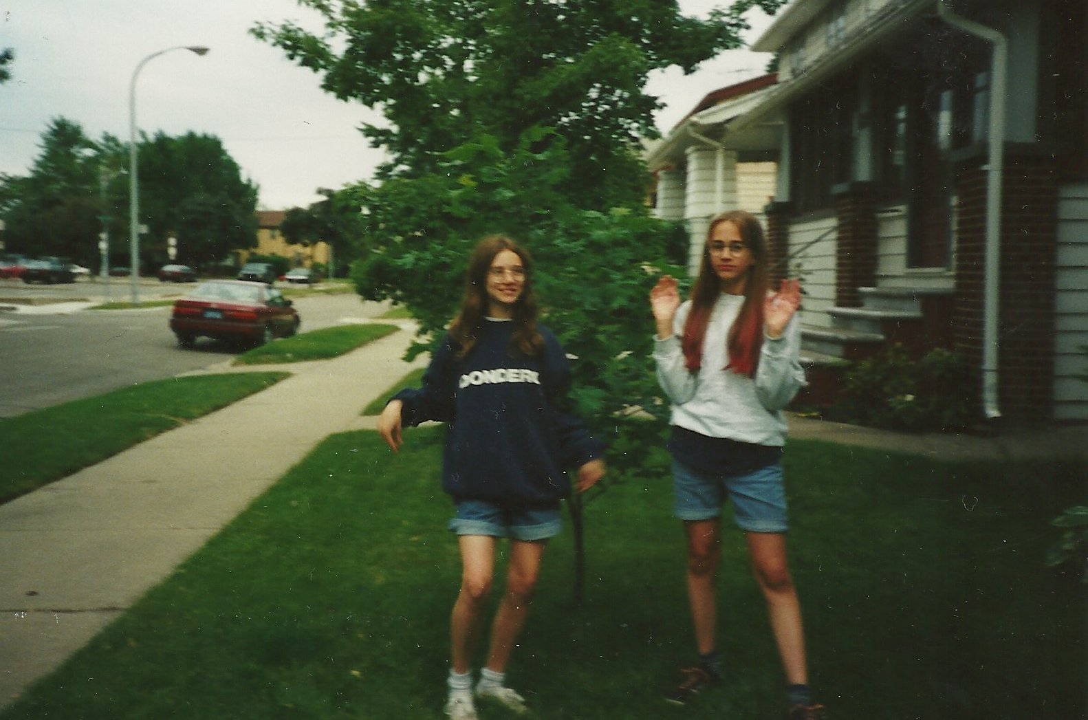 Photo: 48067 in 1995. Tough kids. I've got the red streaks in my hair. Grunge and (old school) goth a bit.
