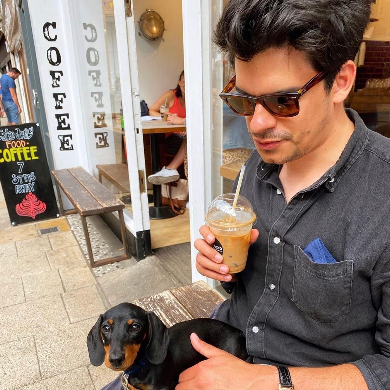 Another day, another iced coffee and dog walk! The pup needs socialising... So gone are the sumptuous parkland frolics, lakes and deer, and ushered in are the parched scrublands of the apocalypse where it seems all the cool kids hang out! Time to get