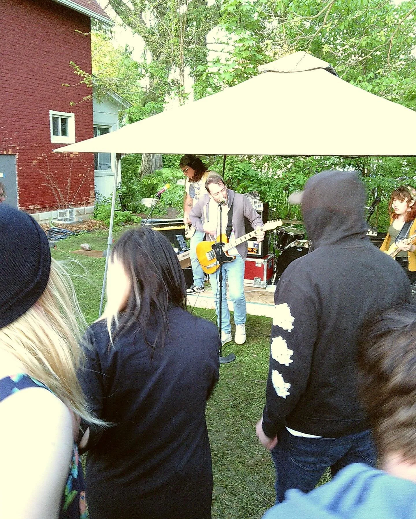 Warm weather good friends and live music @directhitband @stoopfest all shot on @campsnapcamera