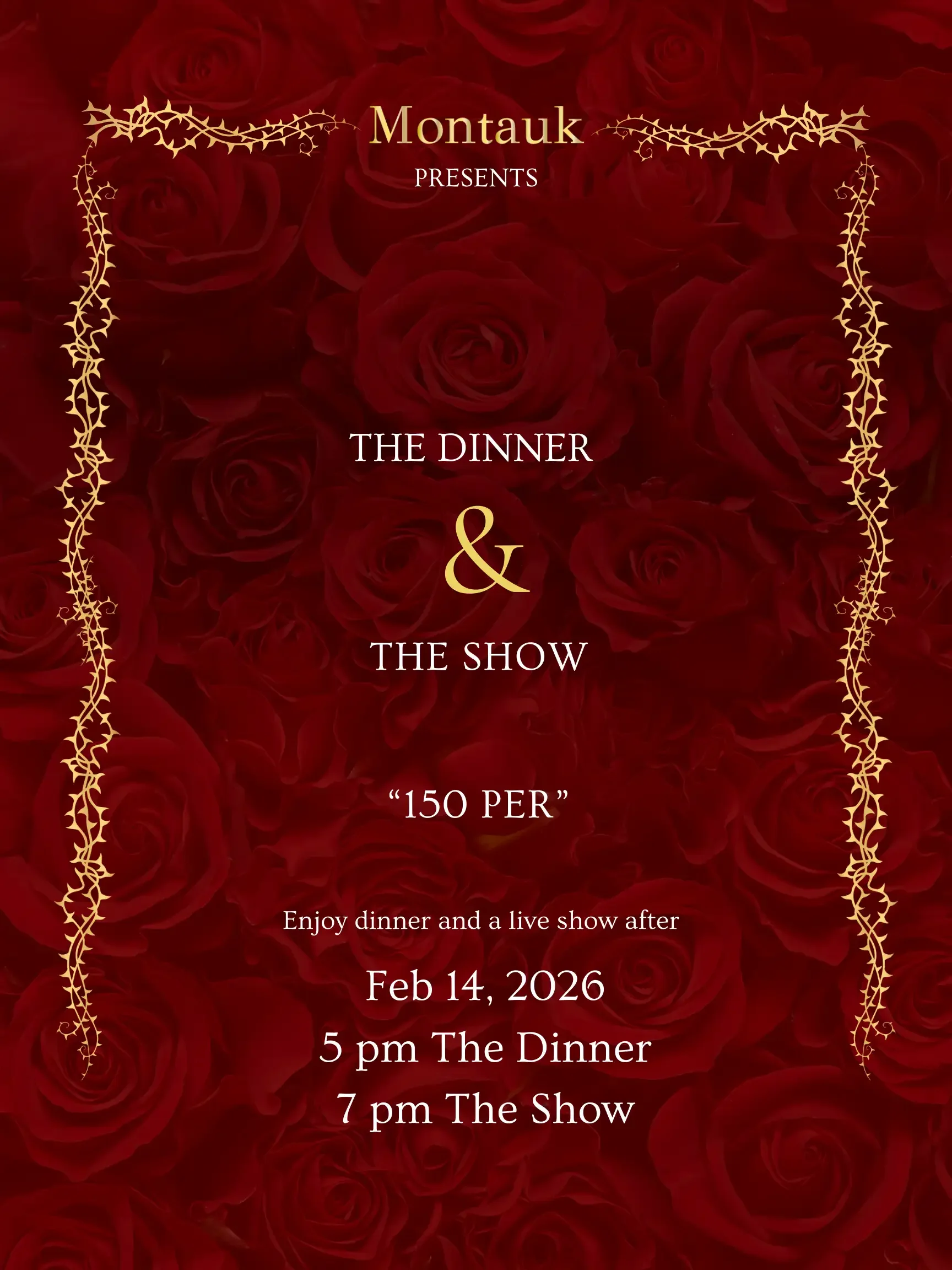 Montauk Presents: The Darynn Dean Valentine's Day Experience