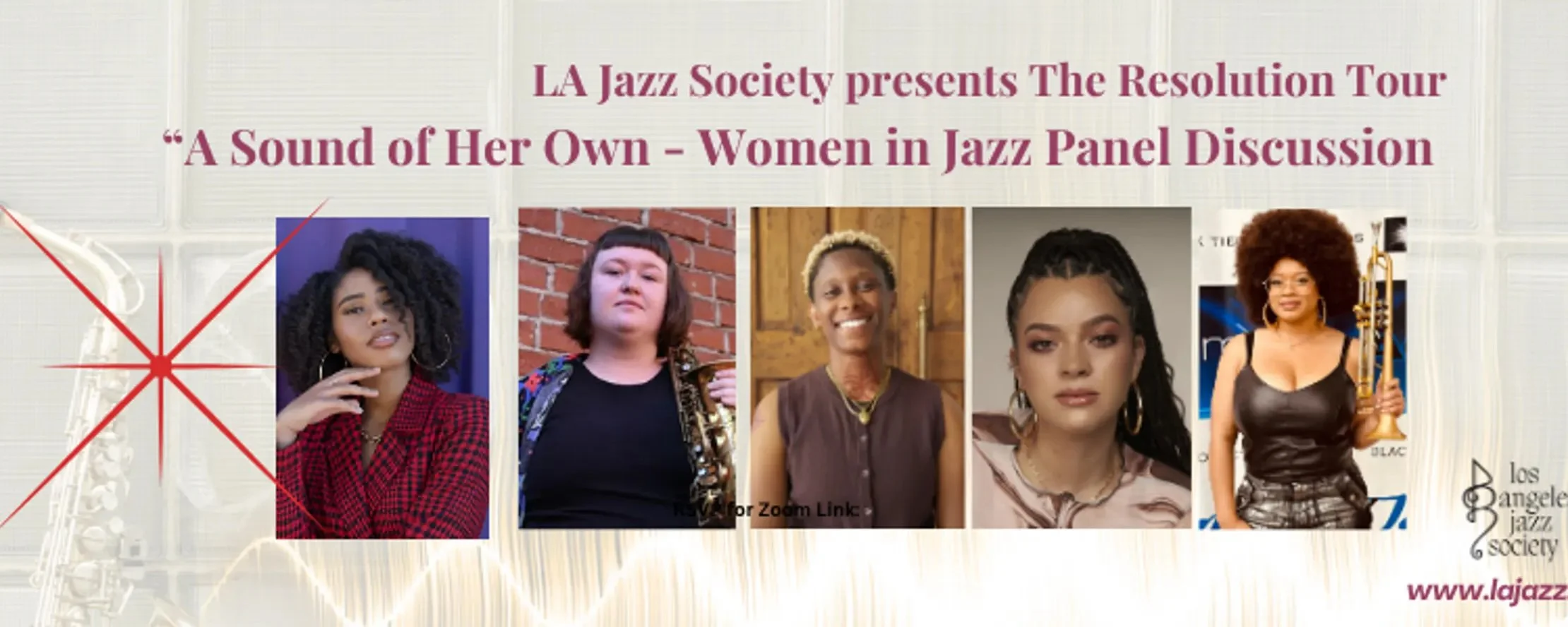 The Resolution Tour: "A Sound of Her Own" Women in Jazz Panel Discussion  