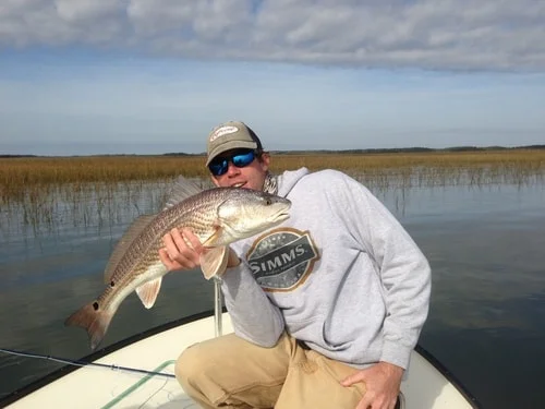 Winter Redfish on Fly