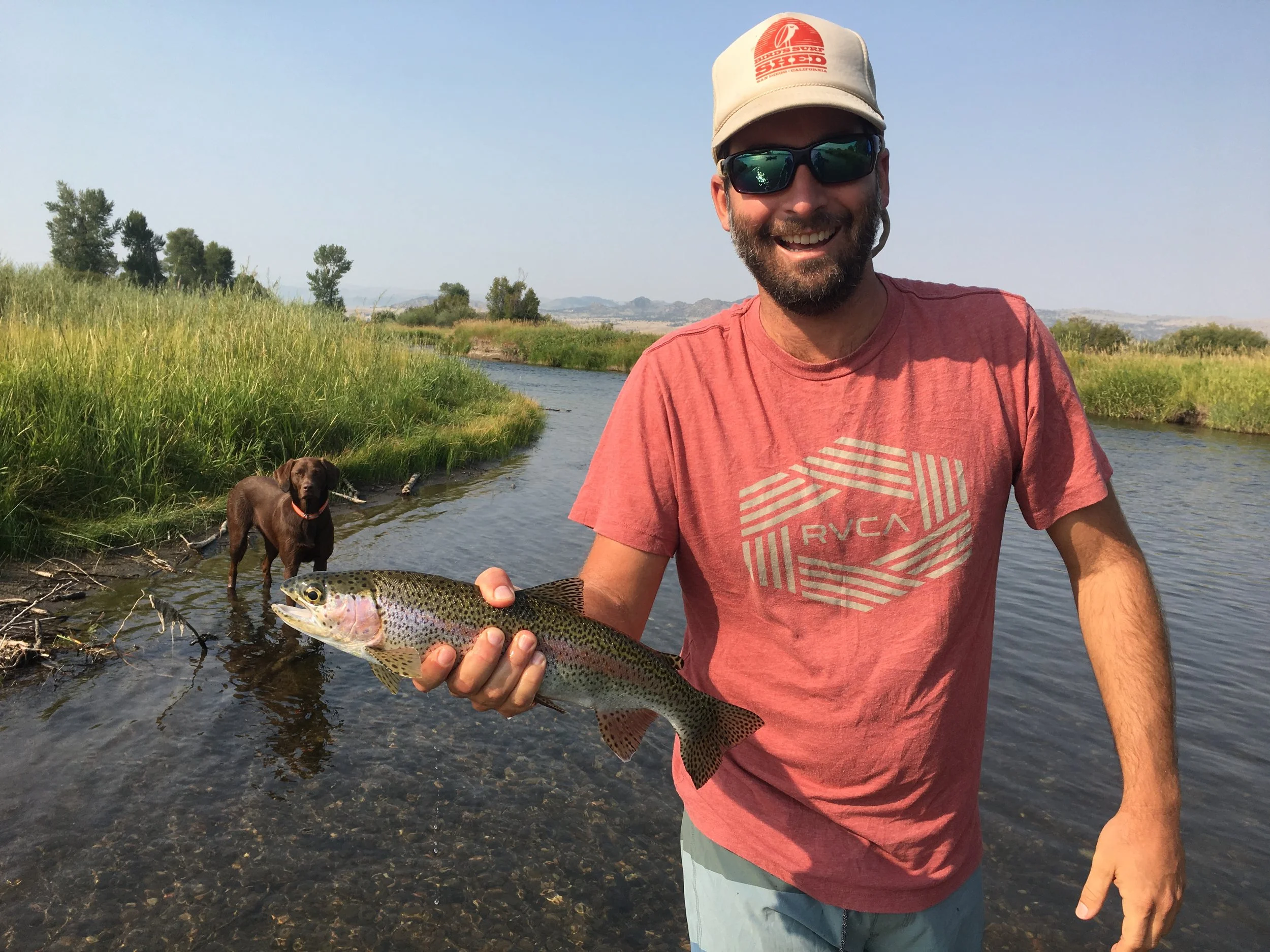 Wade fishing the Madison River