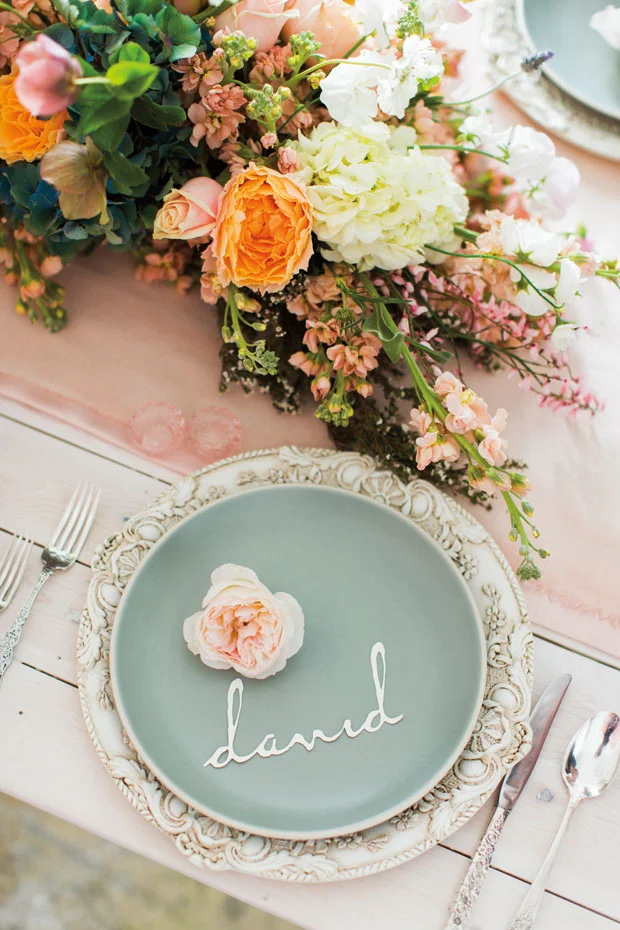Monet Inspired Wedding Details | Utah Wedding Design by Michelle Leo Events | Jessica Peterson Photography