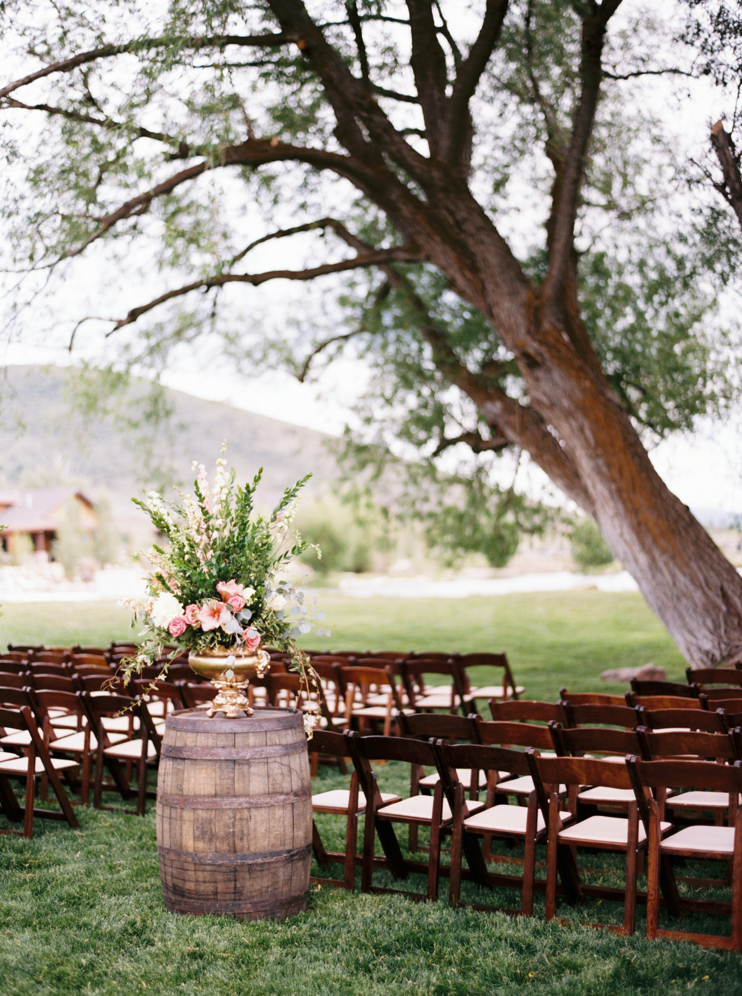 Blush and Gold Rustic High Star Ranch Wedding | Michelle Leo Events | Jacque Lynn Photography