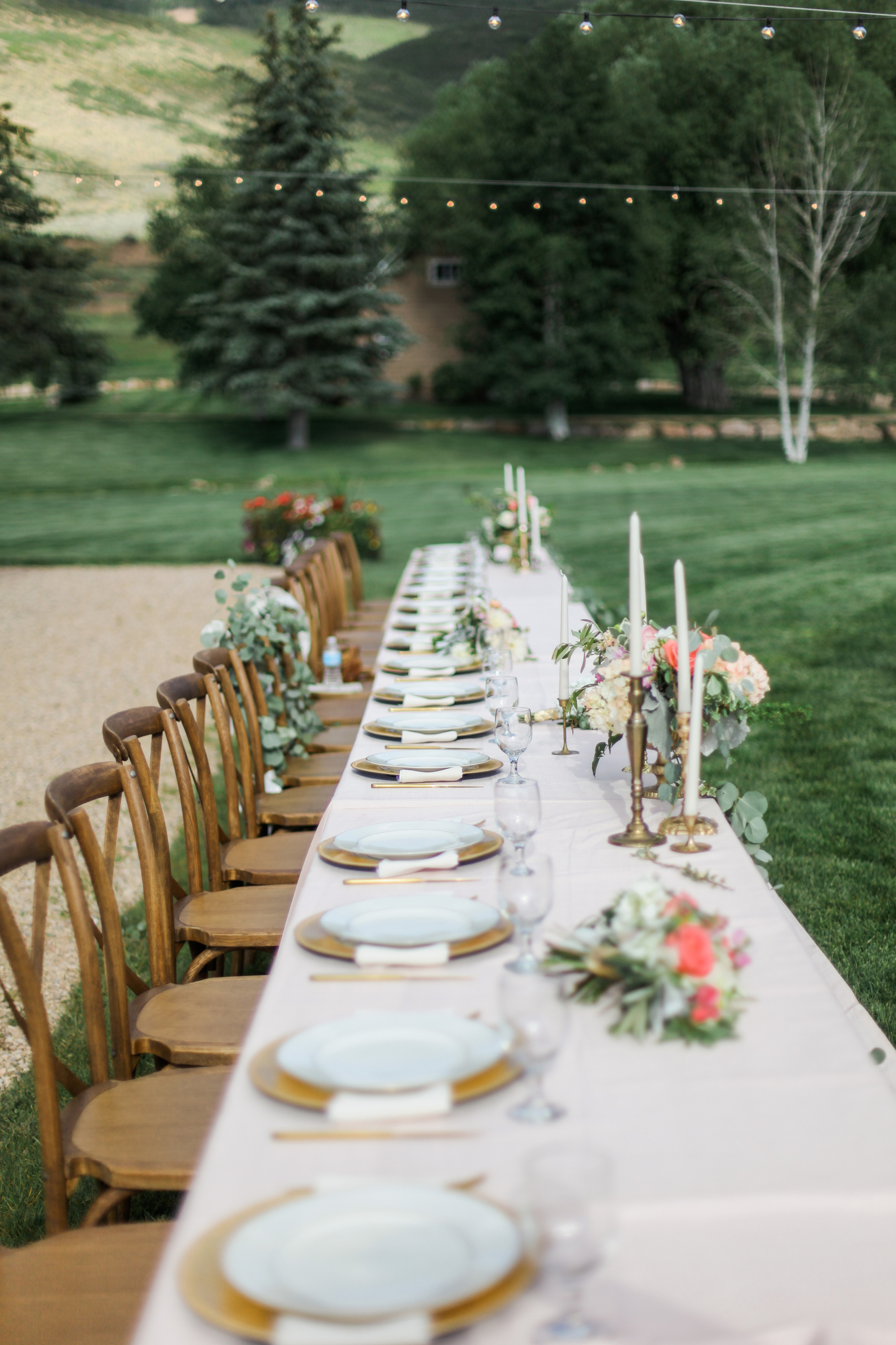 Blush and Gold Rustic High Star Ranch Wedding | Michelle Leo Events | Jacque Lynn Photography