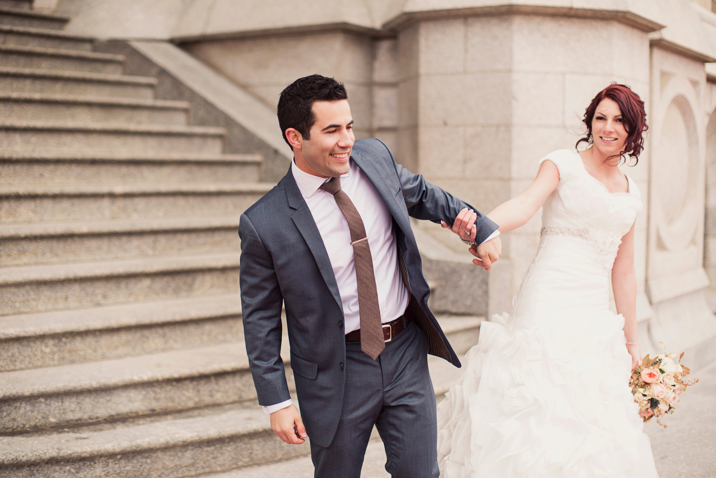 Gallivan Center Wedding | Salt Lake City Temple Wedding Ceremony | Michelle Leo Events | Alixann Loosle Photography