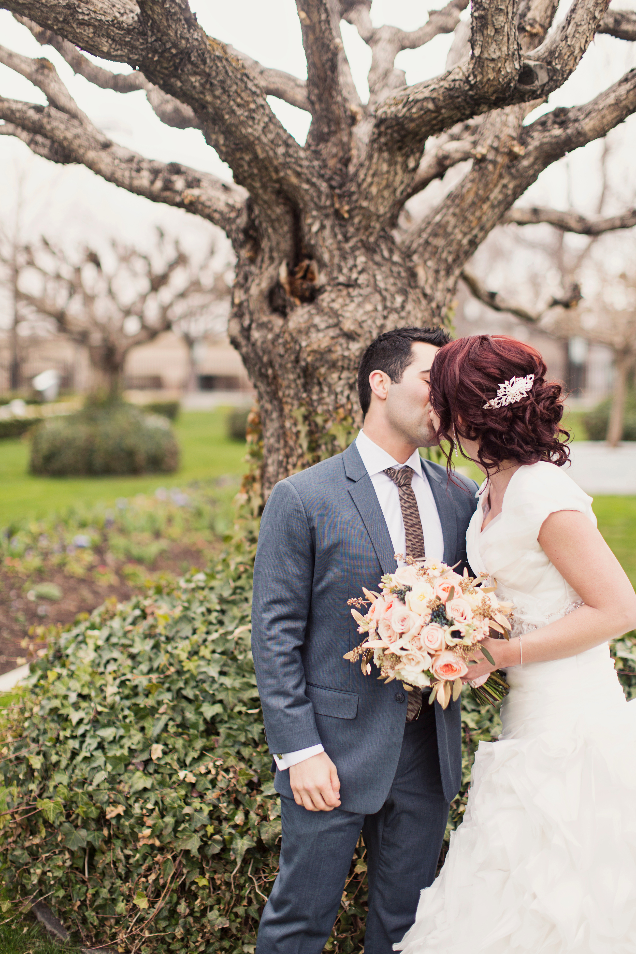 Gallivan Center Wedding | Salt Lake City Temple Wedding Ceremony | Michelle Leo Events | Alixann Loosle Photography