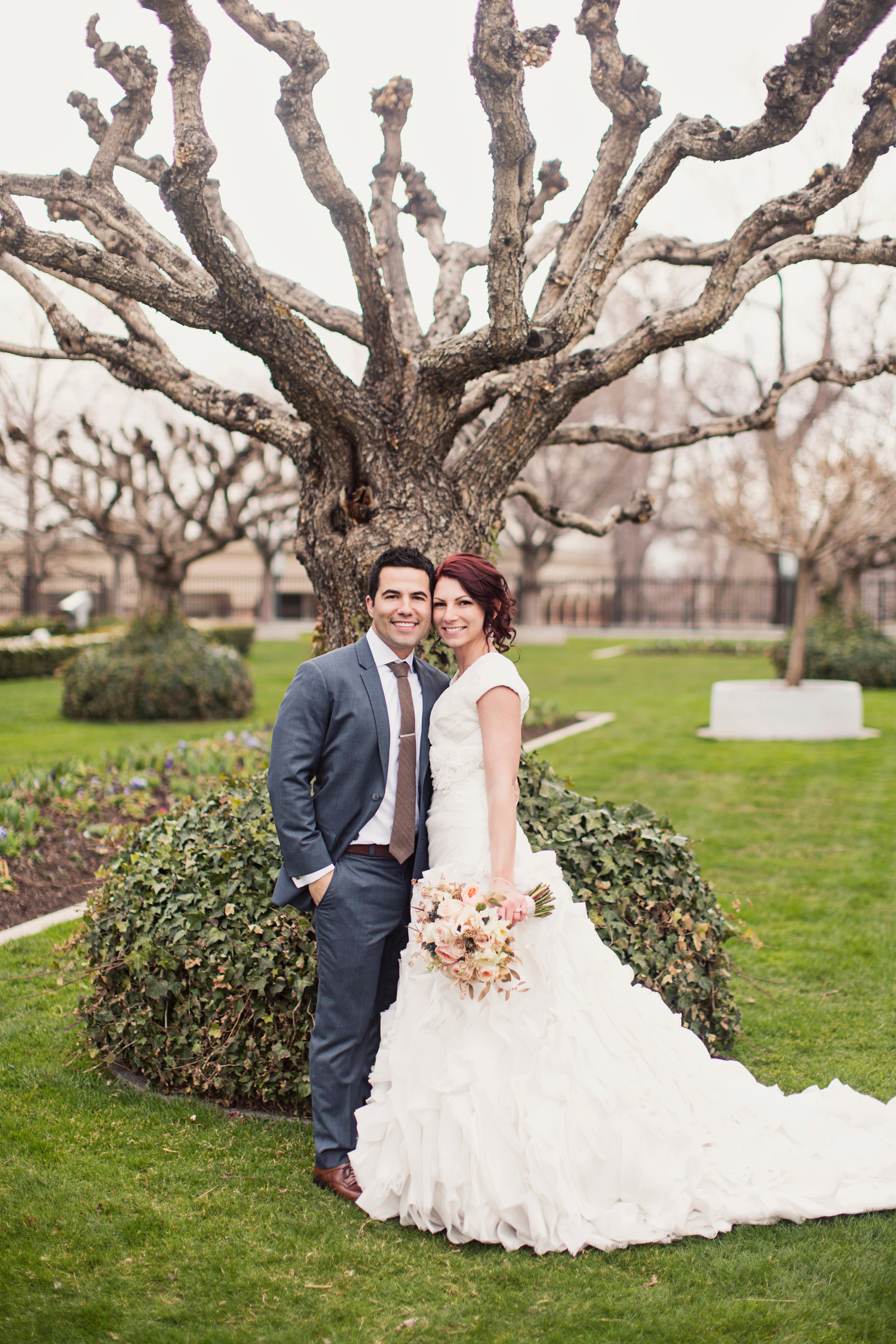 Gallivan Center Wedding | Salt Lake City Temple Wedding Ceremony | Michelle Leo Events | Alixann Loosle Photography