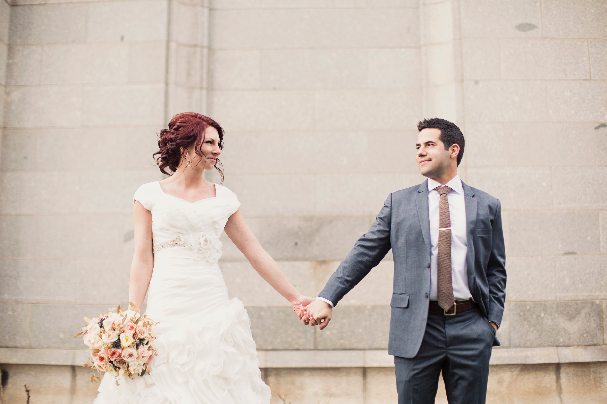 Gallivan Center Wedding | Salt Lake City Temple Wedding Ceremony | Michelle Leo Events | Alixann Loosle Photography