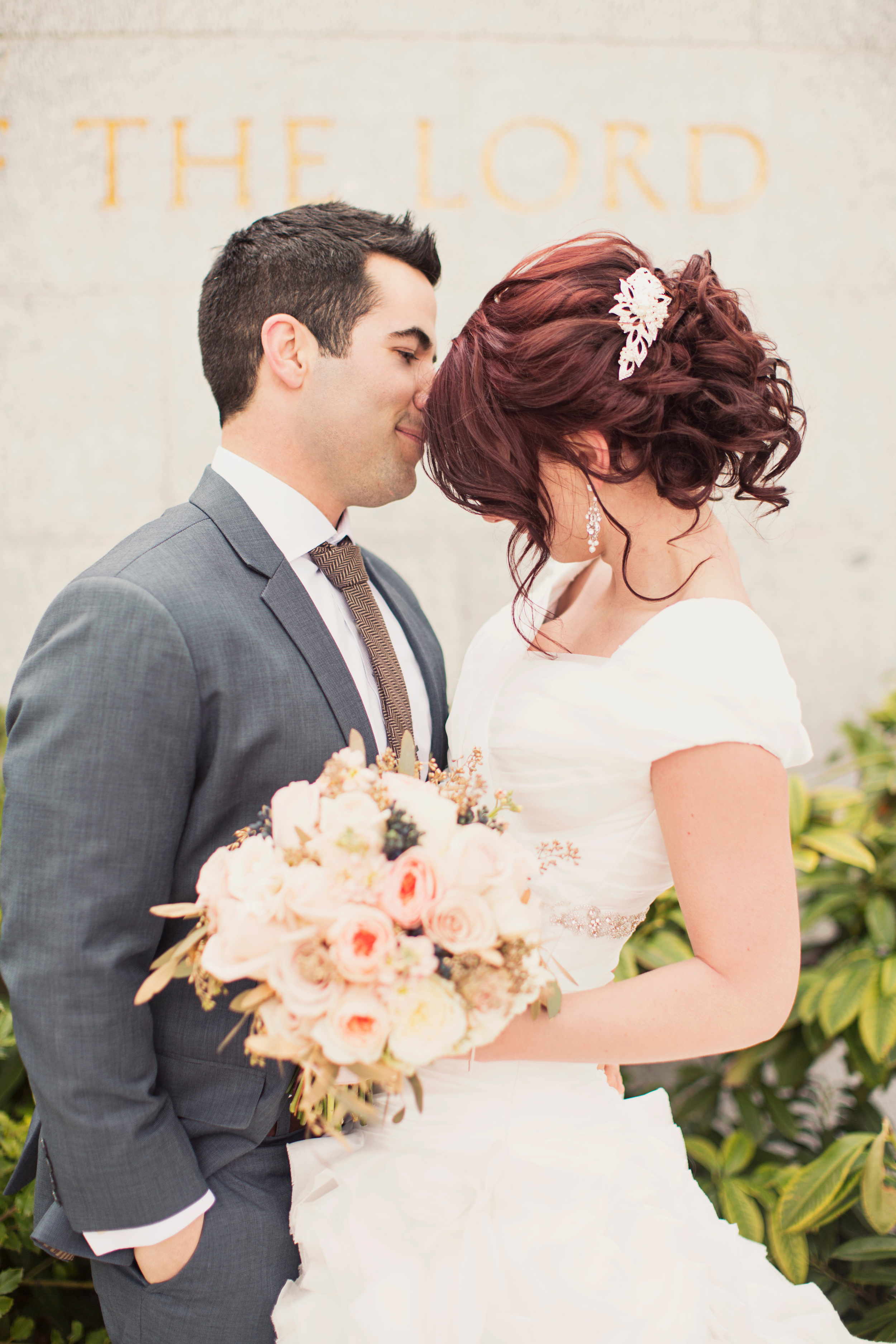 Gallivan Center Wedding | Salt Lake City Temple Wedding Ceremony | Michelle Leo Events | Alixann Loosle Photography