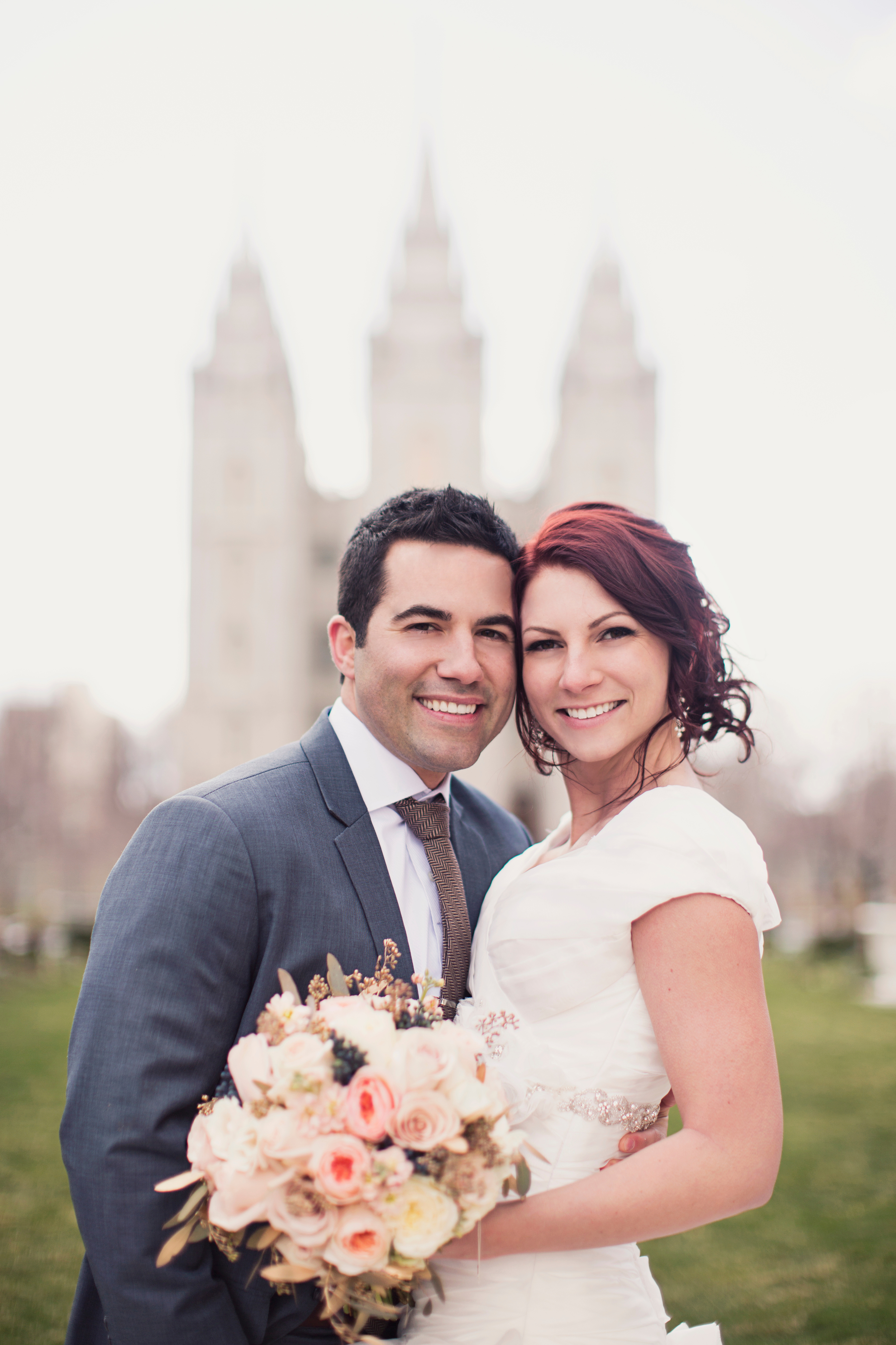 Gallivan Center Wedding | Salt Lake City Temple Wedding Ceremony | Michelle Leo Events | Alixann Loosle Photography