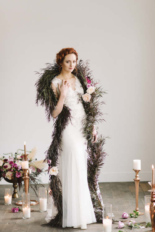 Plum and Copper Wedding Inspiration | Fall Wedding Inspiration | Toile Wedding Design | Michelle Leo Events | Utah Event Planner and Designer | Jessie Alexis Photography