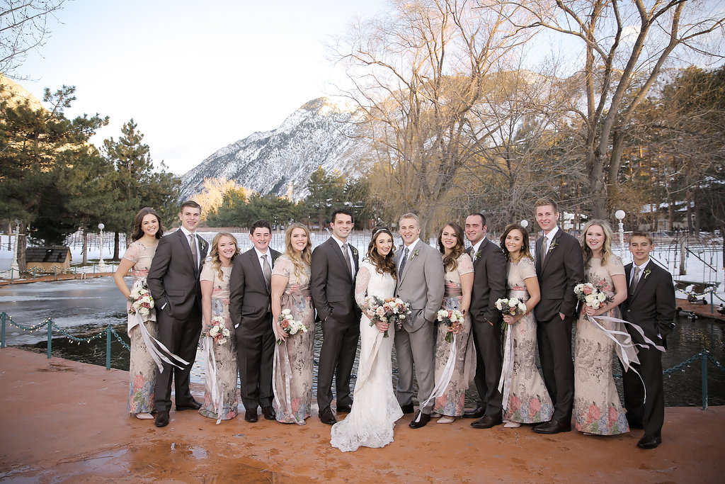 Winter Wedding at La Caille | Romantic Winter Wedding | La Caille Wedding | Michelle Leo Events | Utah Event Planner and Designer | Pepper Nix Photography 