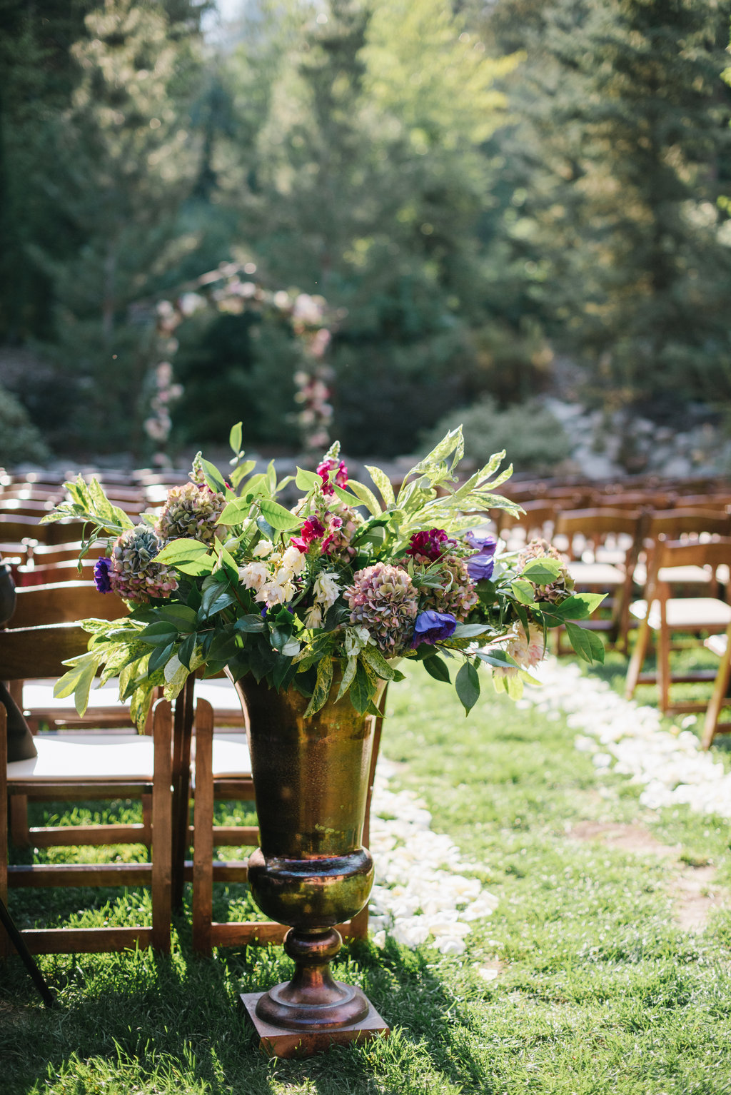 Summer Sundance Wedding | Sundance Resort | Blush and Plum Wedding | Michelle Leo Events | Utah Event Planner and Designer | Heather Nan Photography 