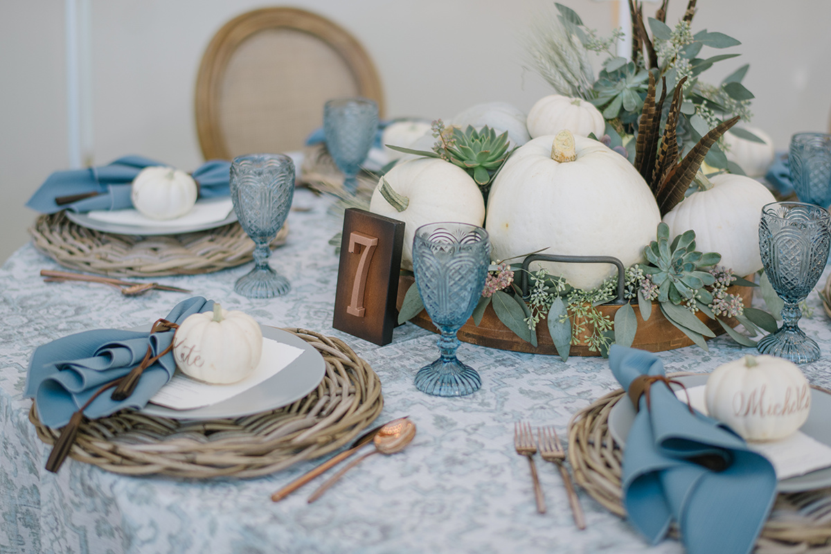 Thanksgiving Table Decor | Thanksgiving Ideas | Fall Home Decor | Michelle Leo Events | Utah Event Planner and Designer | Heather Nan Photography