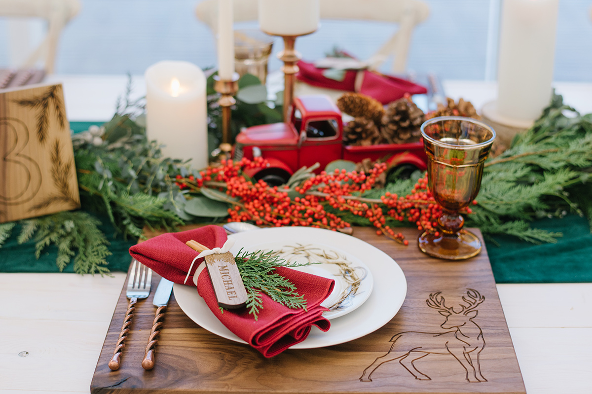 Holiday Table Decor | Christmas Ideas | Holiday Home Decor | Michelle Leo Events | Utah Event Planner and Designer | Heather Nan Photography