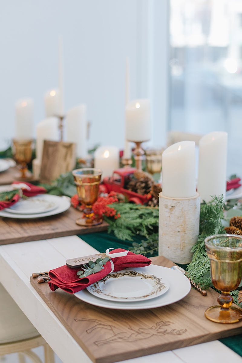 Holiday Table Decor | Christmas Ideas | Holiday Home Decor | Michelle Leo Events | Utah Event Planner and Designer | Heather Nan Photography