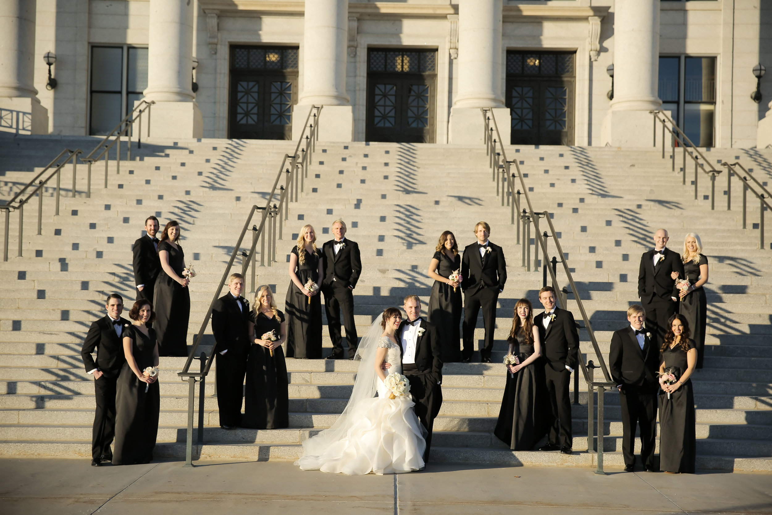 Utah State Capitol Wedding | Silver, Gold, Black, and White Wedding | NYE Wedding | Michelle Leo Events | Utah Event Planner and Designer | Pepper Nix Photography