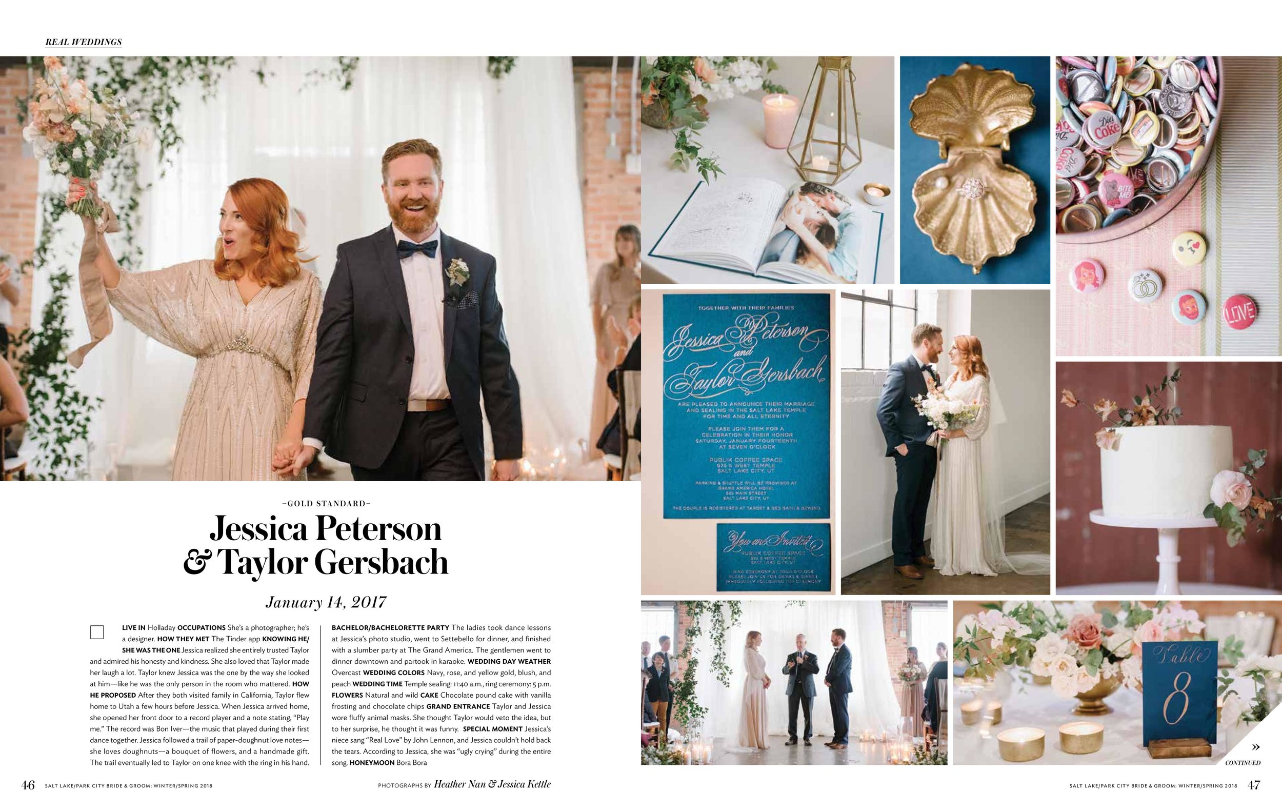 Ethereal Wedding at Publik Coffee | Blush and Blue Wedding | SL/PC Bride & Groom | Michelle Leo Events | Utah Event Planner and Designer | Jessica Kettle Photography & Heather Nan Photography