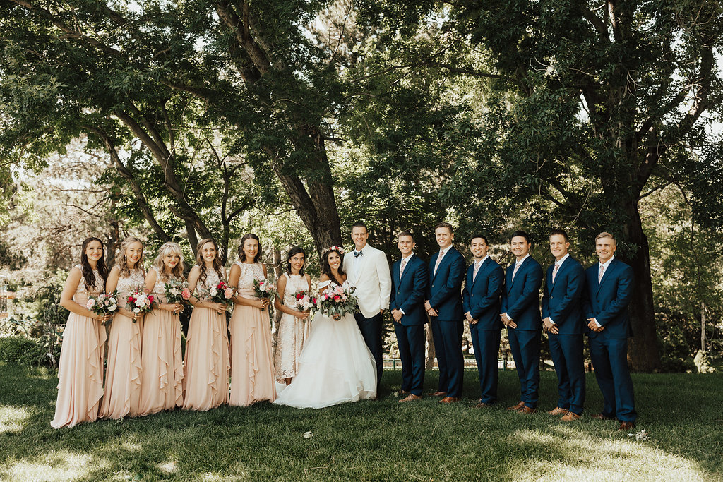 Summer Wedding at La Caille | Romantic Summer Wedding | Michelle Leo Events | Utah Event Planner