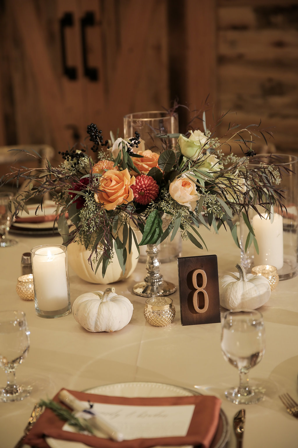 Sundance Wedding | Fall Wedding | Pumpkin Wedding Decor | Michelle Leo Events | Utah Event Planner and Designer | Pepper Nix Photography