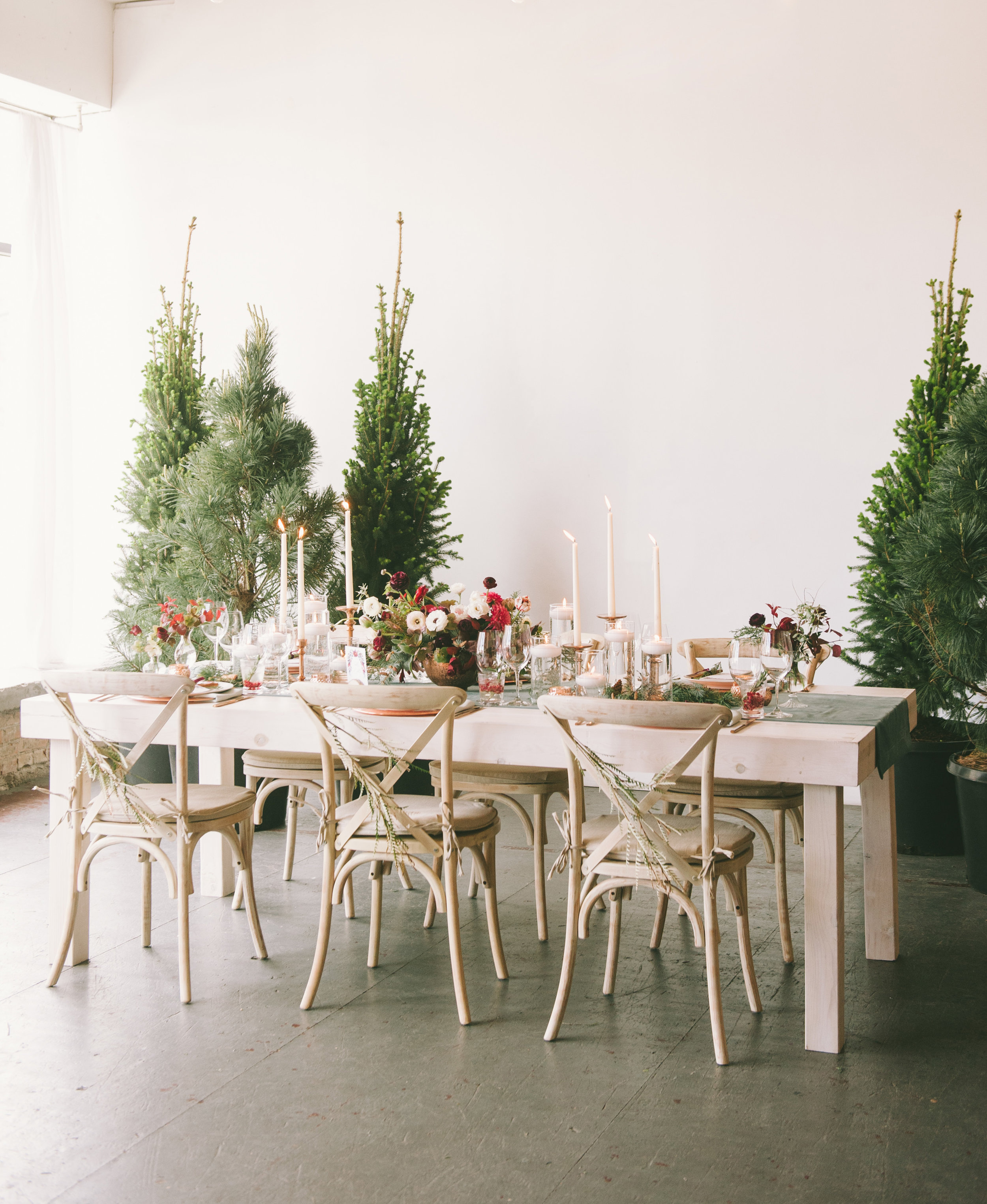 Winter Wedding Inspiration | Burgundy Wedding | Emerald Green Decor | Utah Bride &amp; Groom Magazine | Michelle Leo Events | Utah Event Planner and Designer | Rebekah Westover Photography