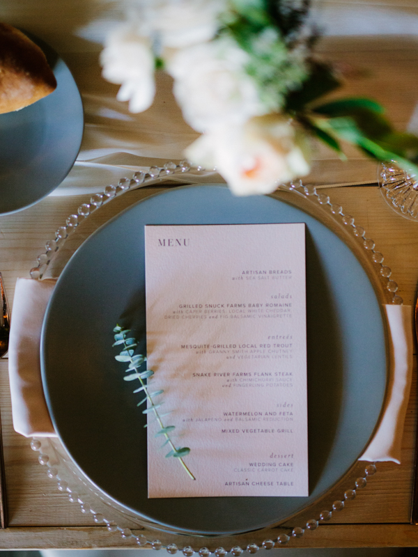 Blue Sky Ranch Wedding | Summer Wedding | Bespoke Wedding Design | Rose Gold Details | Circular Ceremony Arch | Michelle Leo Events | Utah Event Planner and Designer | Brushfire Photography