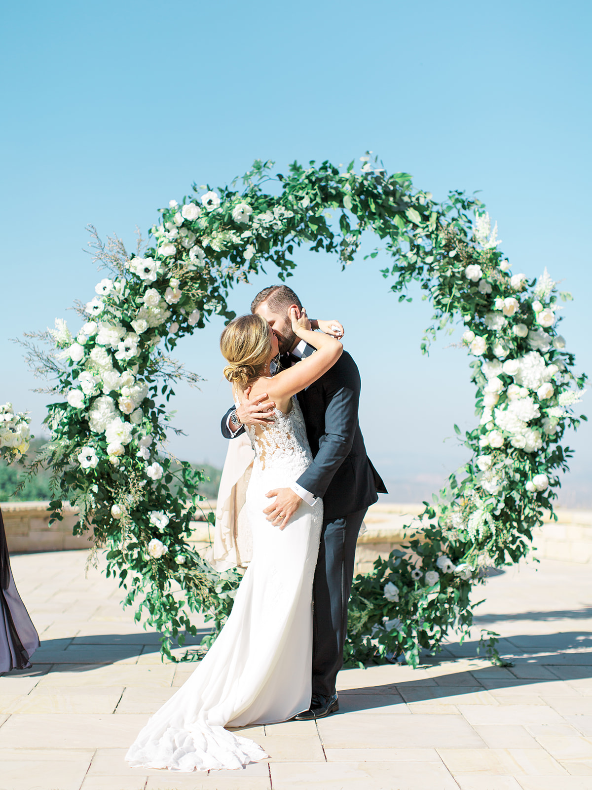Montage Deer Valley Wedding | Classic Wedding Design | Circular Ceremony Arch | Mountain Wedding | Michelle Leo Events | Utah Event Planner | Kenzie Victory Photography