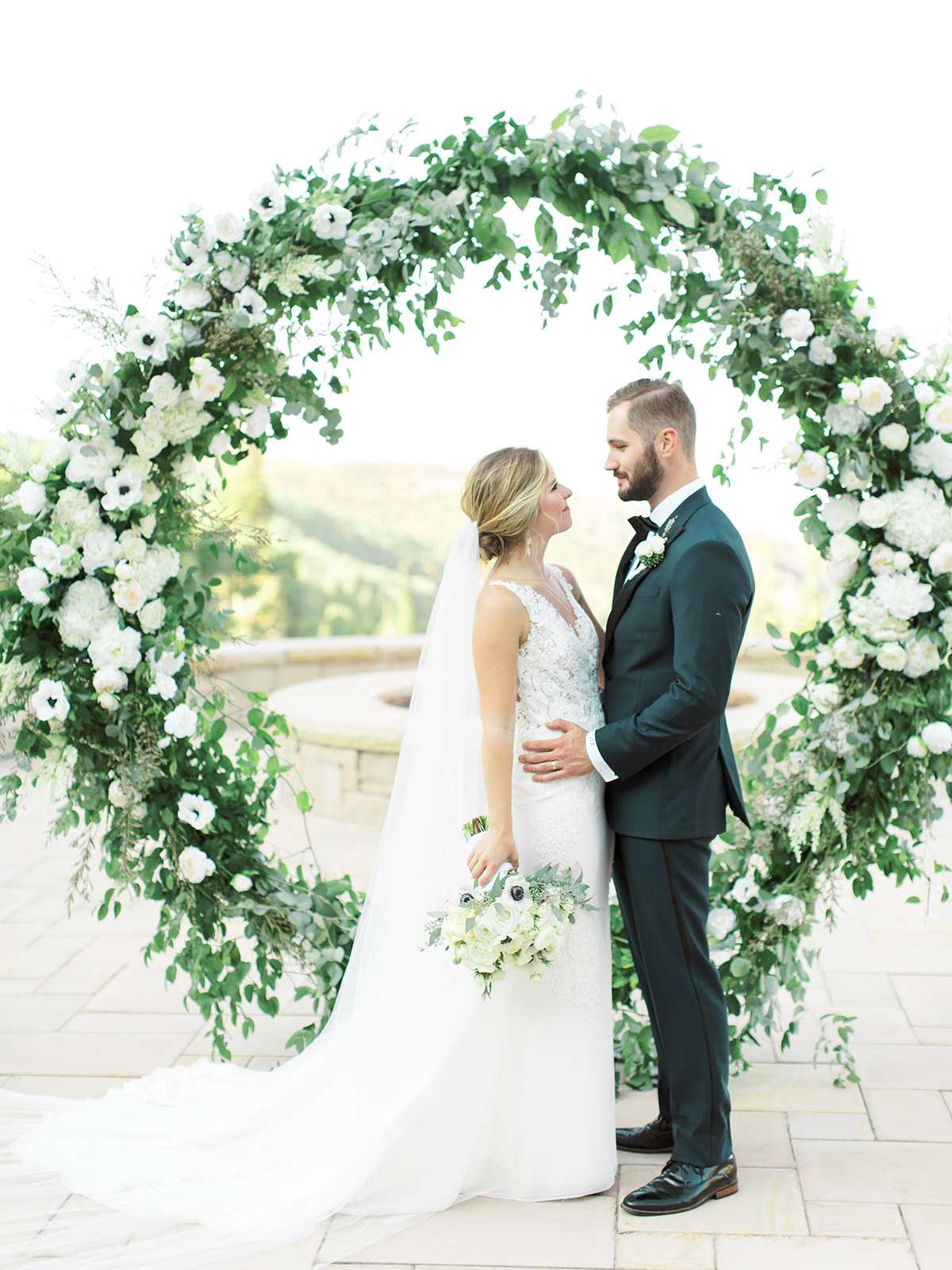 Montage Deer Valley Wedding | Classic Wedding Design | Circular Ceremony Arch | Mountain Wedding | Michelle Leo Events | Utah Event Planner | Kenzie Victory Photography