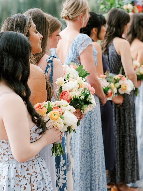 Blue Bridesmaid Dresses