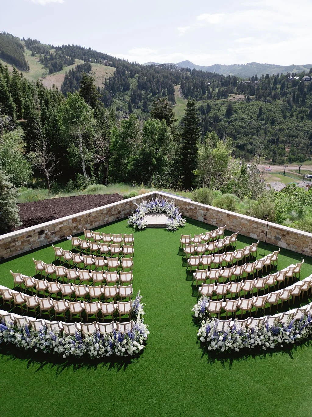 Mountain Lawn Ceremony at St. Regis Deer Valley