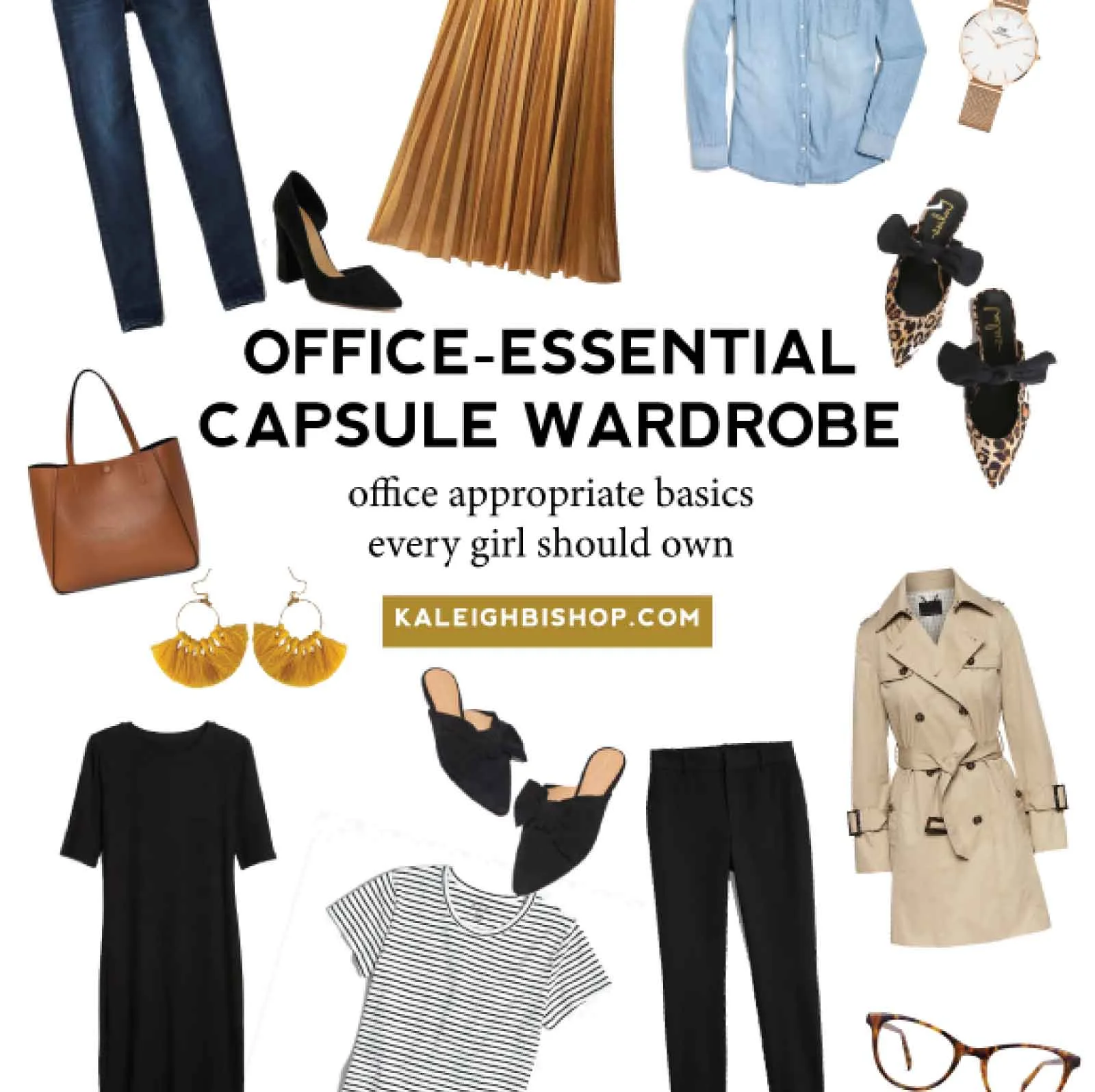 How To Build An Office Capsule Wardrobe Kaleigh Hamilton