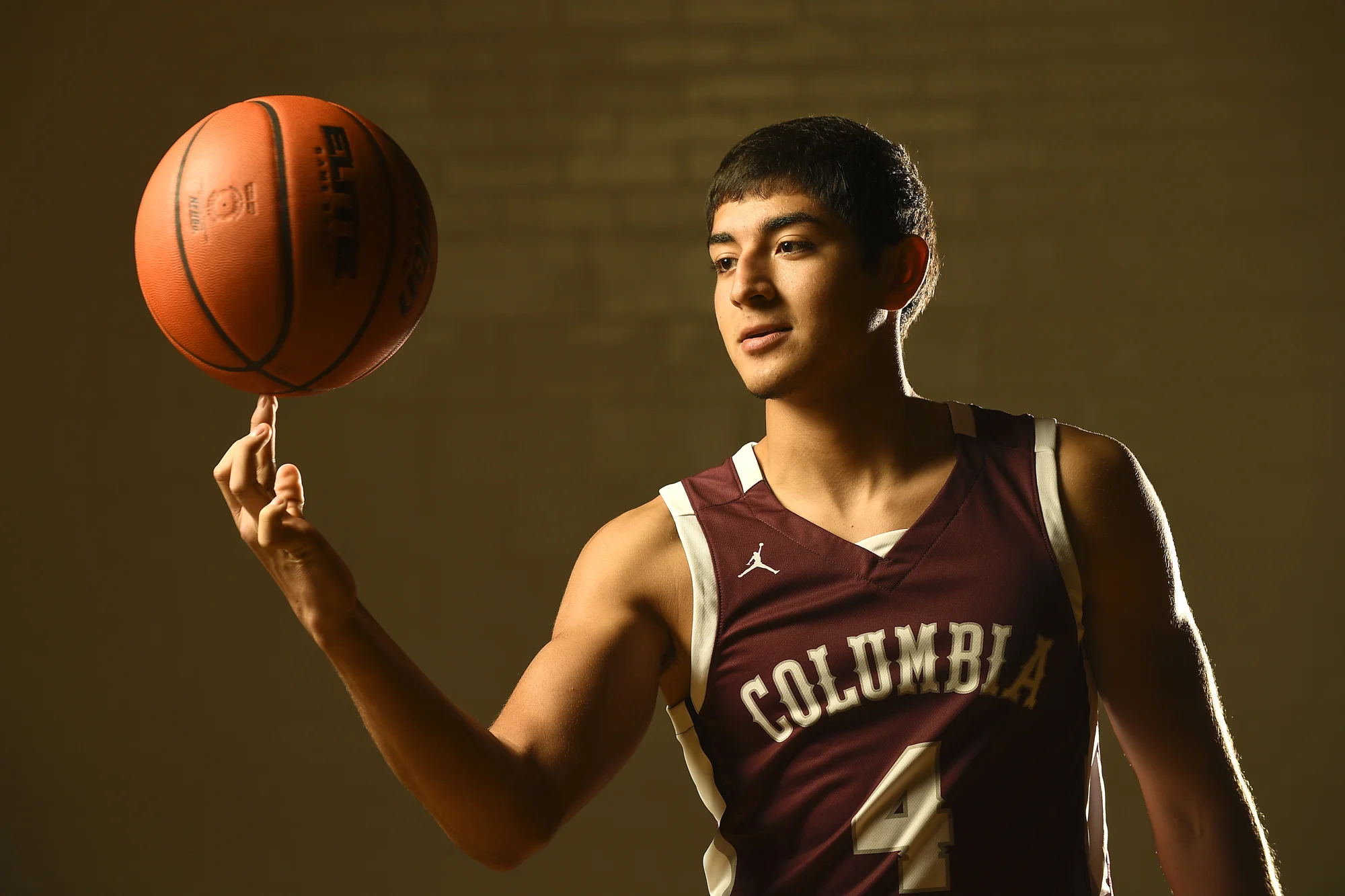  Alan Reyna of West Columbia High School poses for a portrait Thursday, Oct. 11, 2018, at Brazosport High School before being named a leader of the basketball team. 