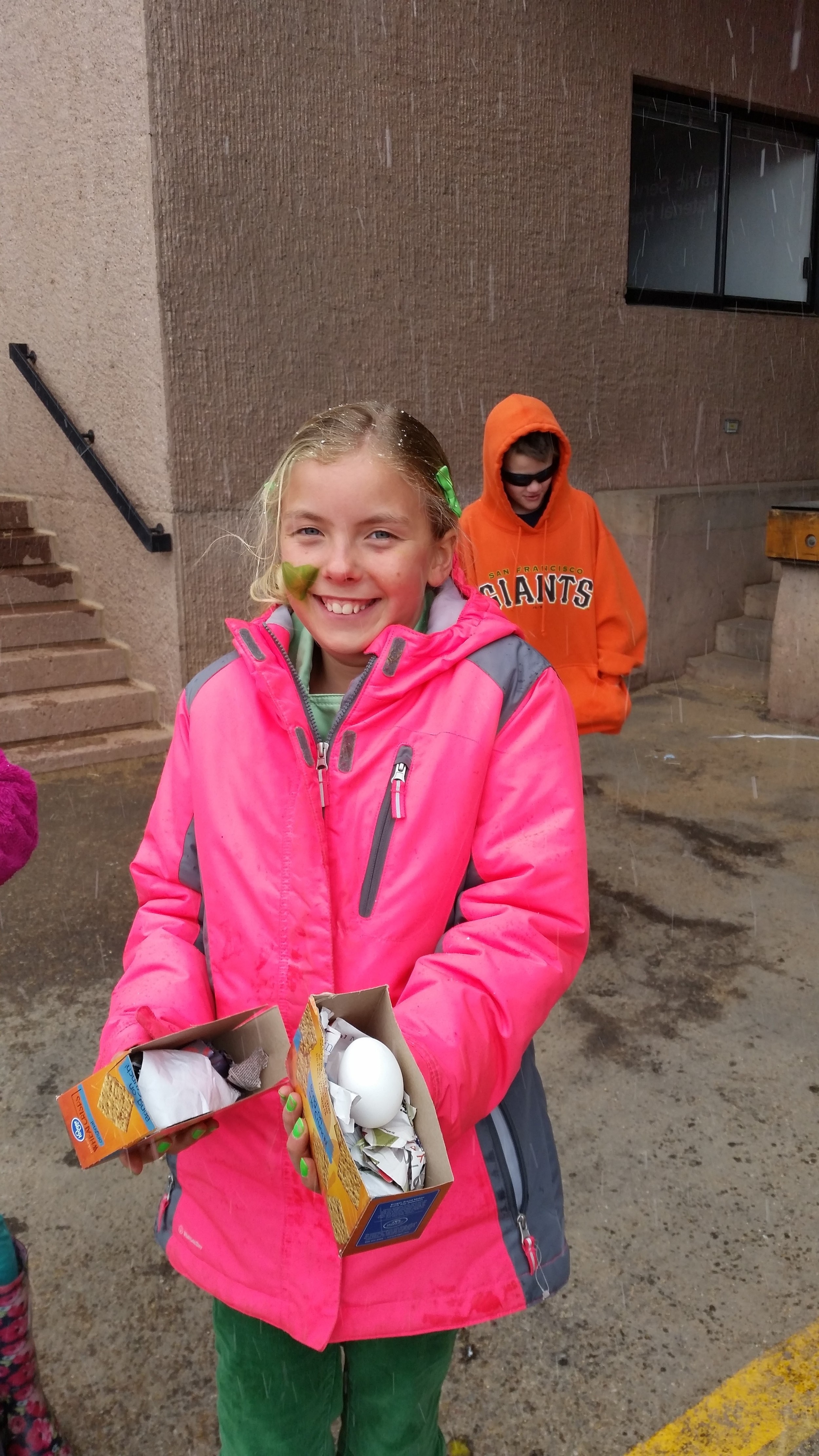 Egg Drop Experiment from the top of NCAR