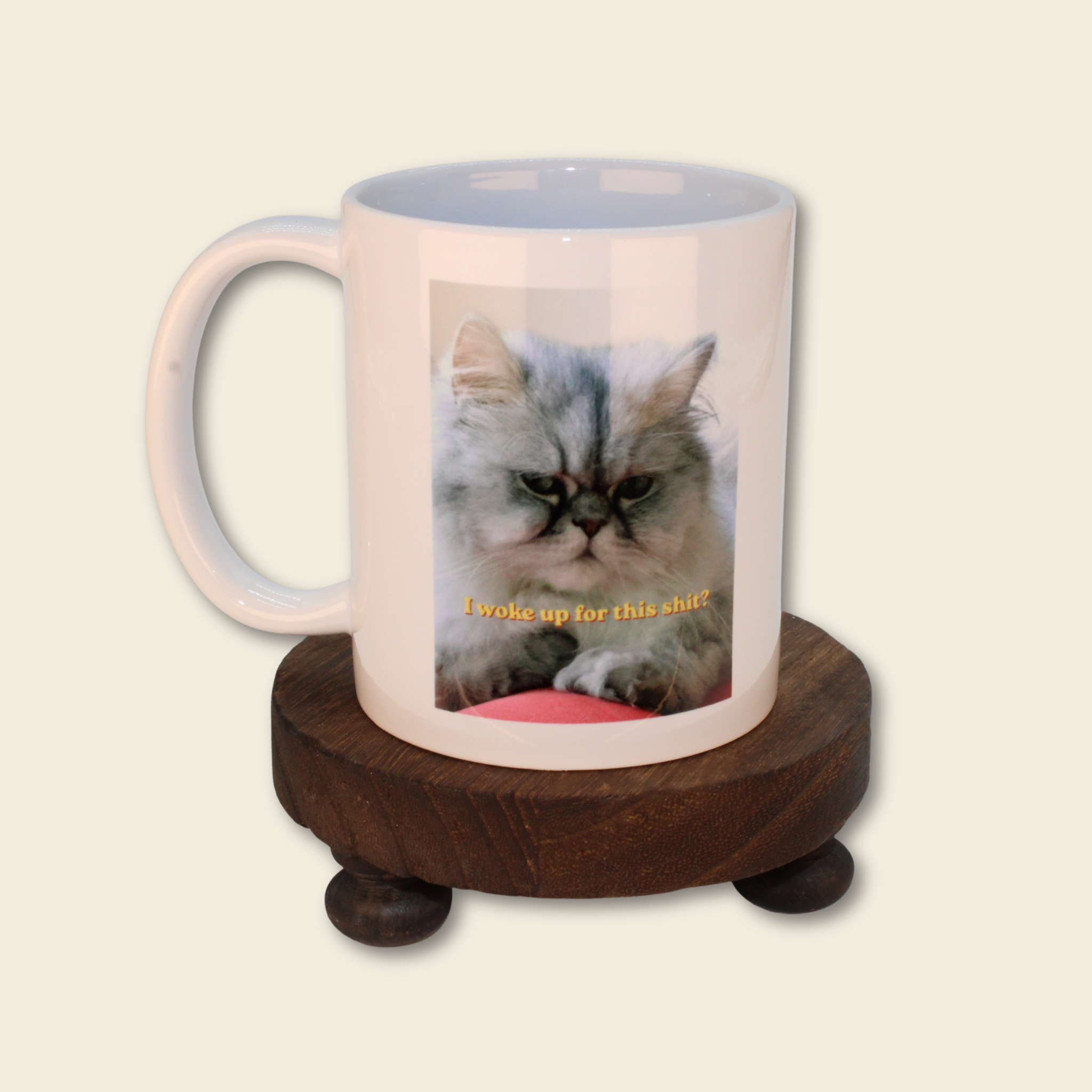 Jeffy — "I Woke Up for This Shit?" Mug