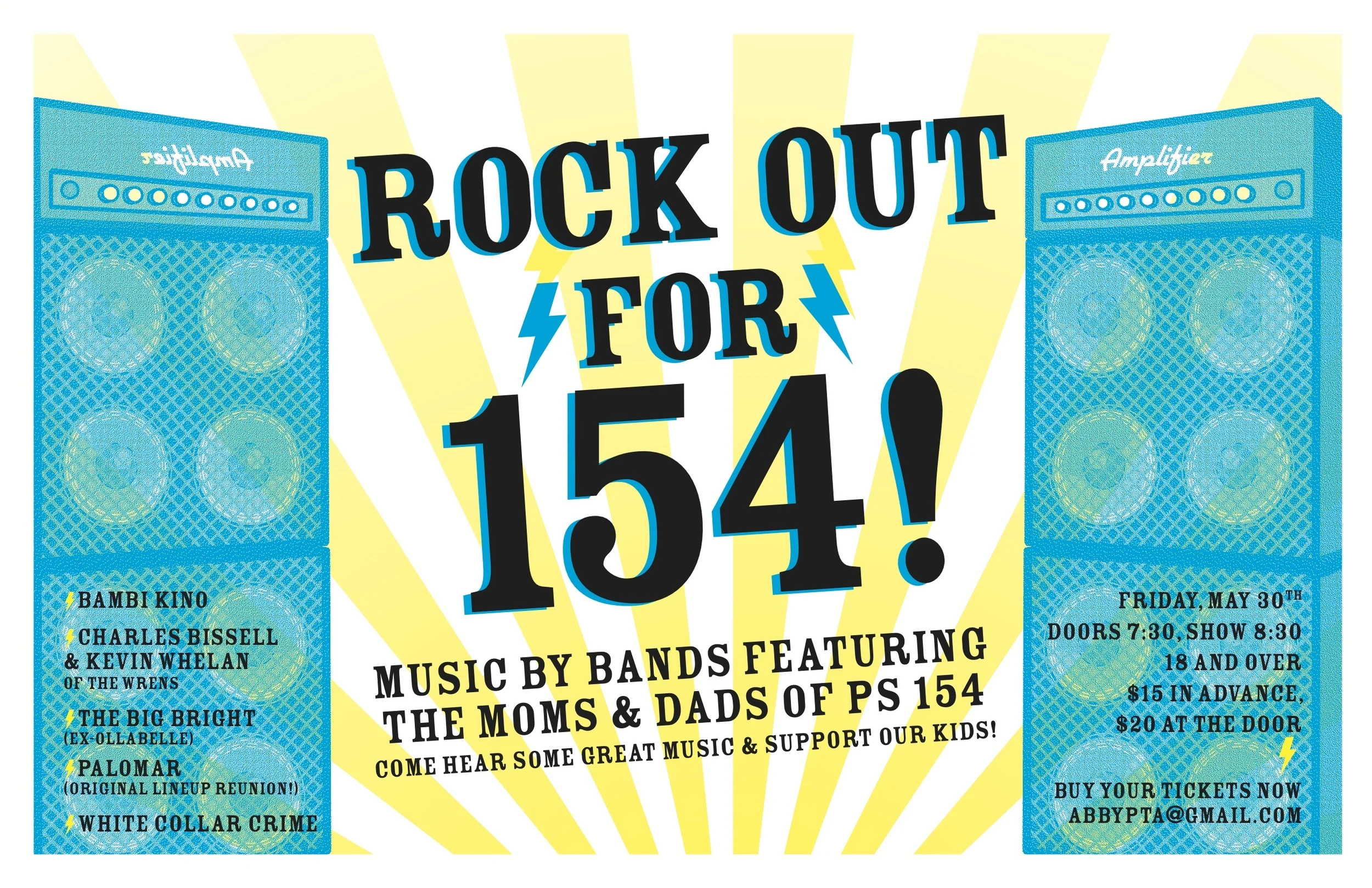 Kevin & Charles playing P.S. 154 Benefit Show