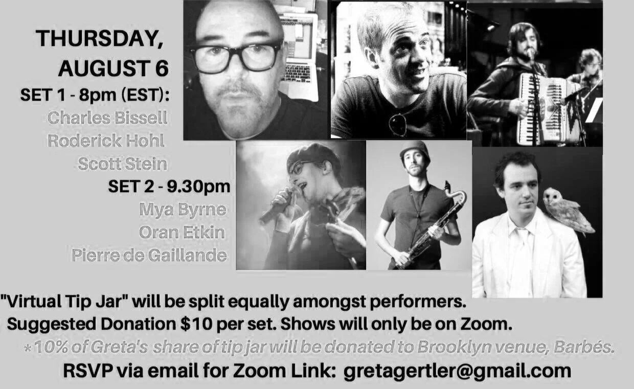 Solo songs at tomorrow night's Cricles of Support concert on Zoom