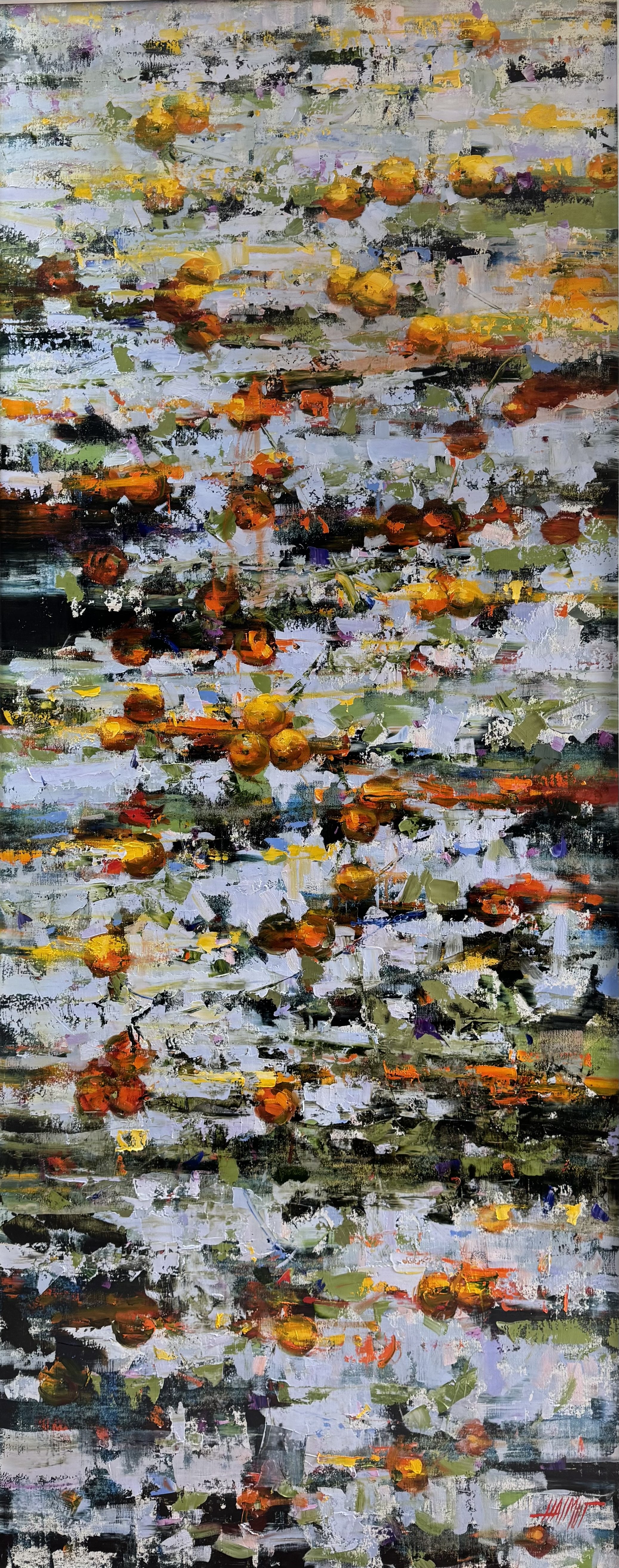 32" x 80" oil on Linen.