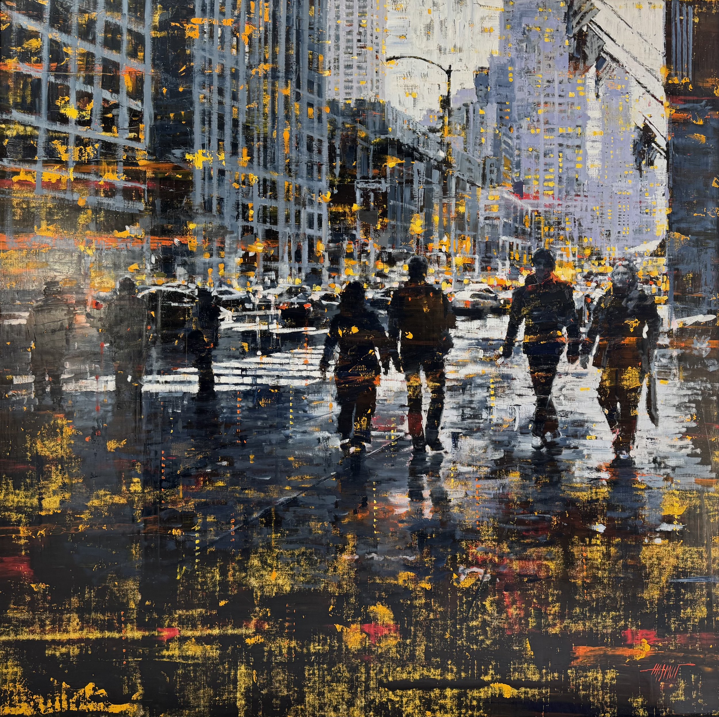60" x 60" oil on Linen