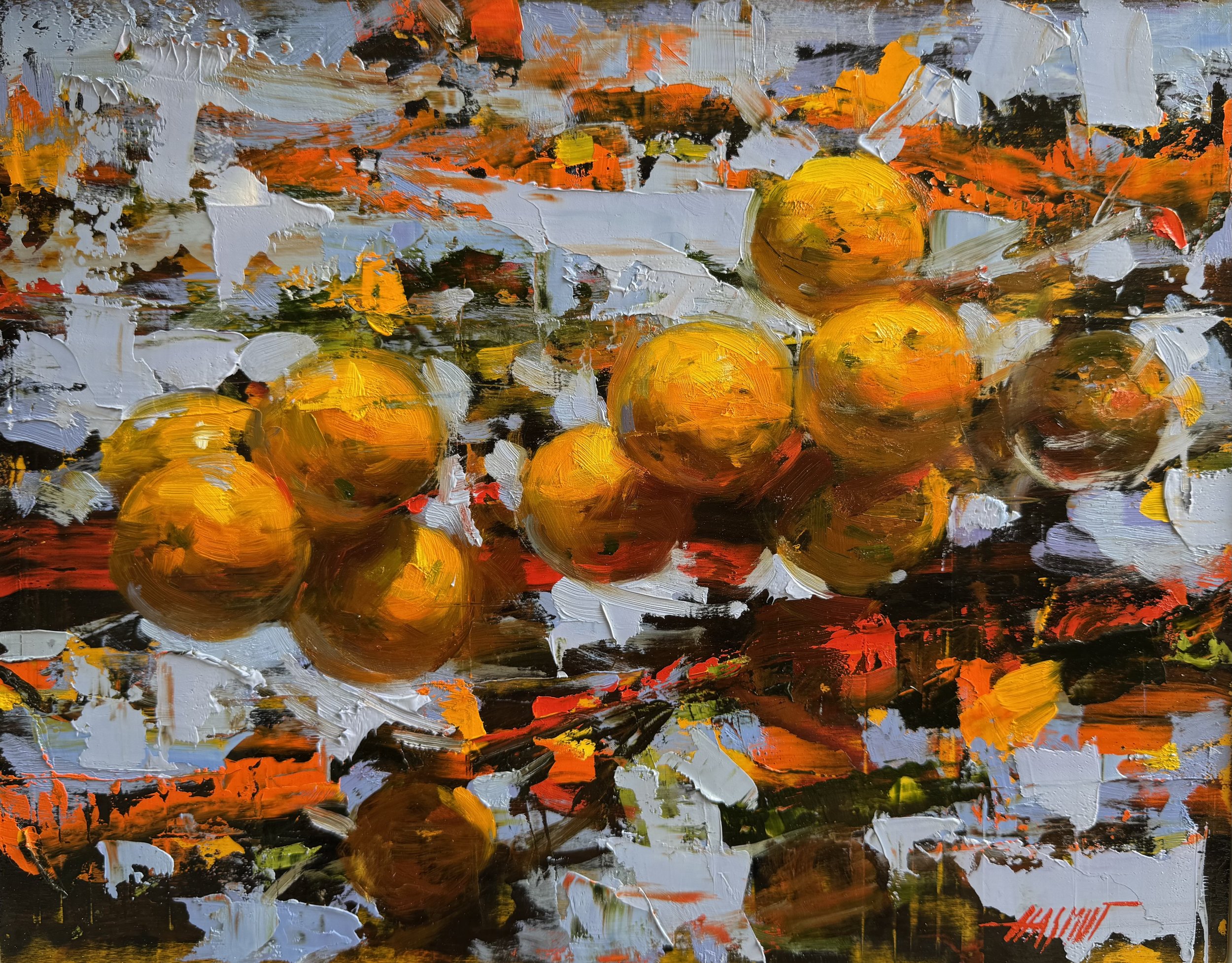  11" x 14" oil on panel 