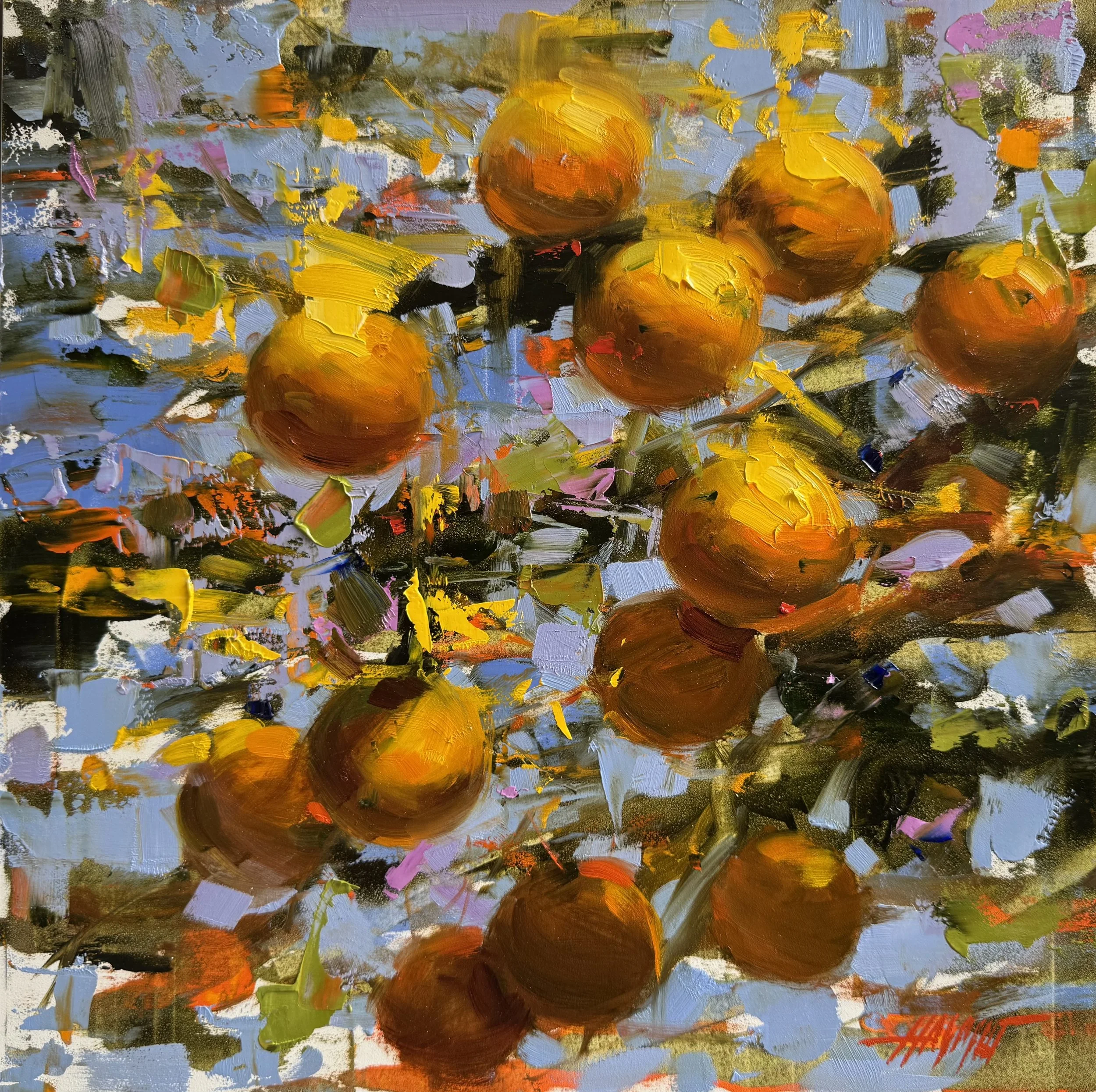  12" x 12" oil on panel 