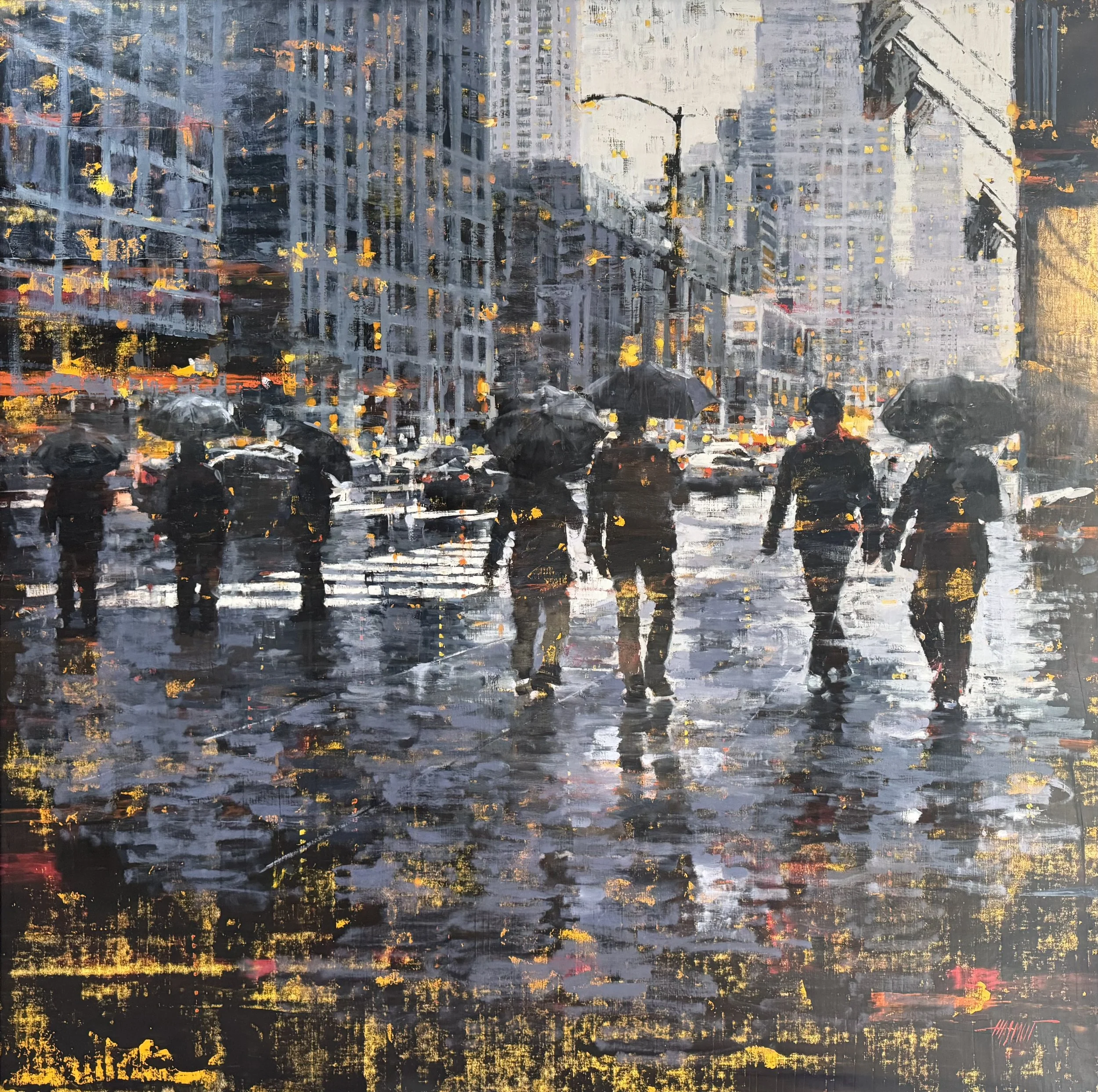  60" x 60" oil on Linen 