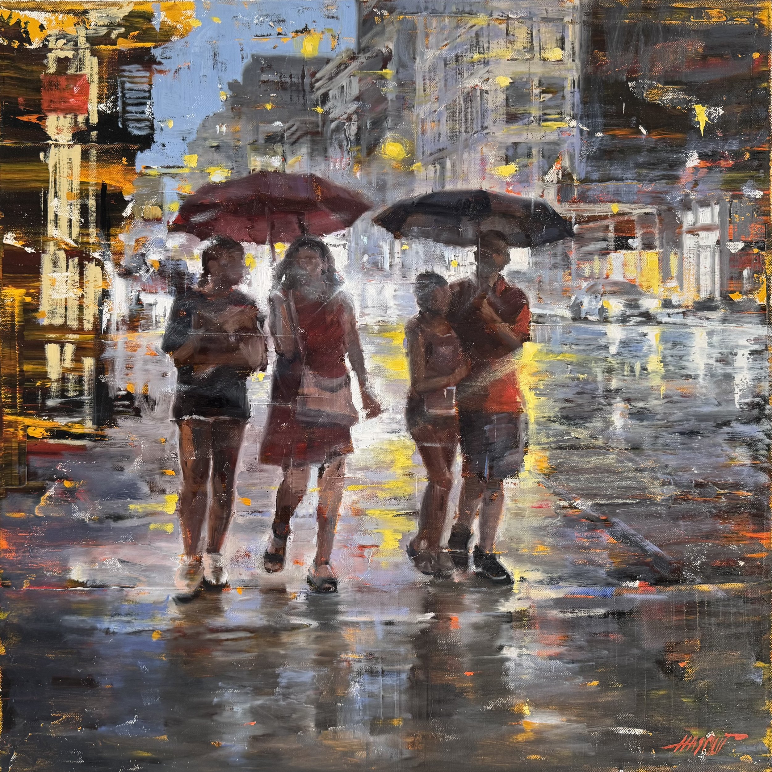  24" x 24" oil on canvas 